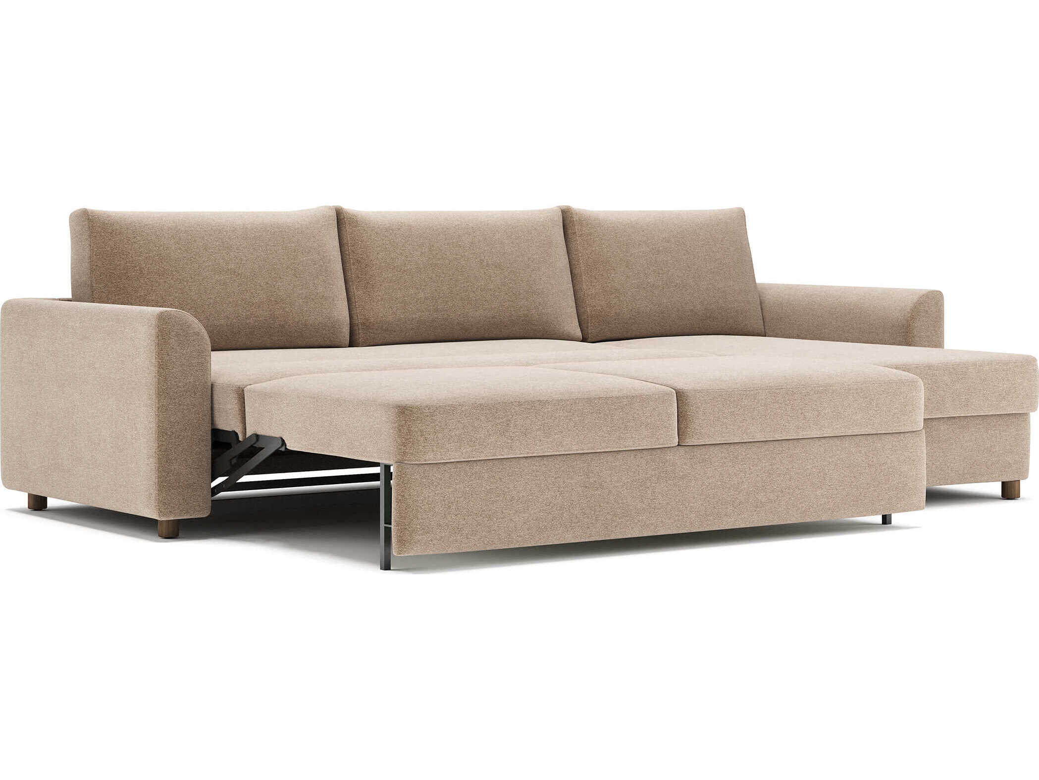 Innovation Neah Halifax Wicker Brown Upholstered Sofa Bed