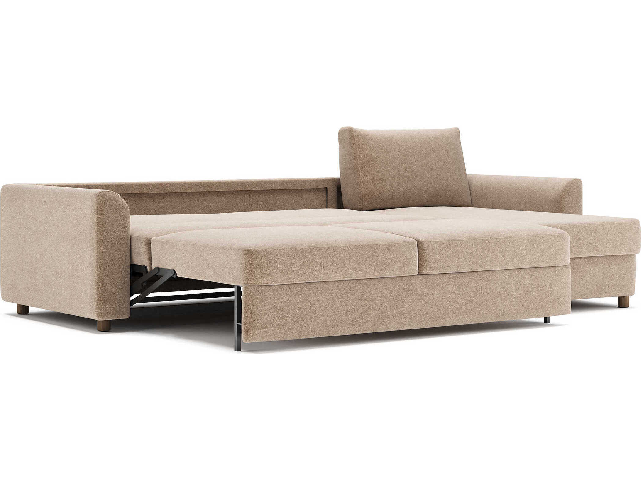 Innovation Neah Halifax Wicker Brown Upholstered Sofa Bed