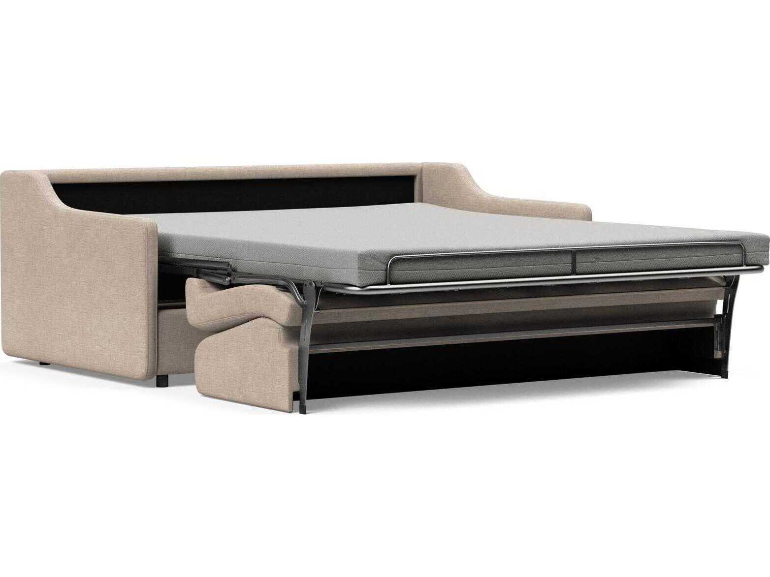 Innovation Carnell Adario Taupe Beige Upholstered Sofa Bed