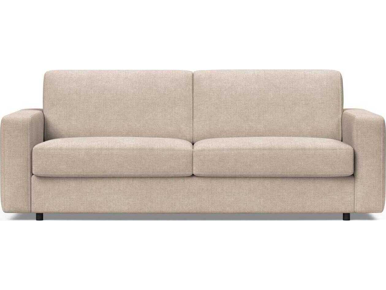 Innovation Carnell Adario Taupe Beige Upholstered Sofa Bed