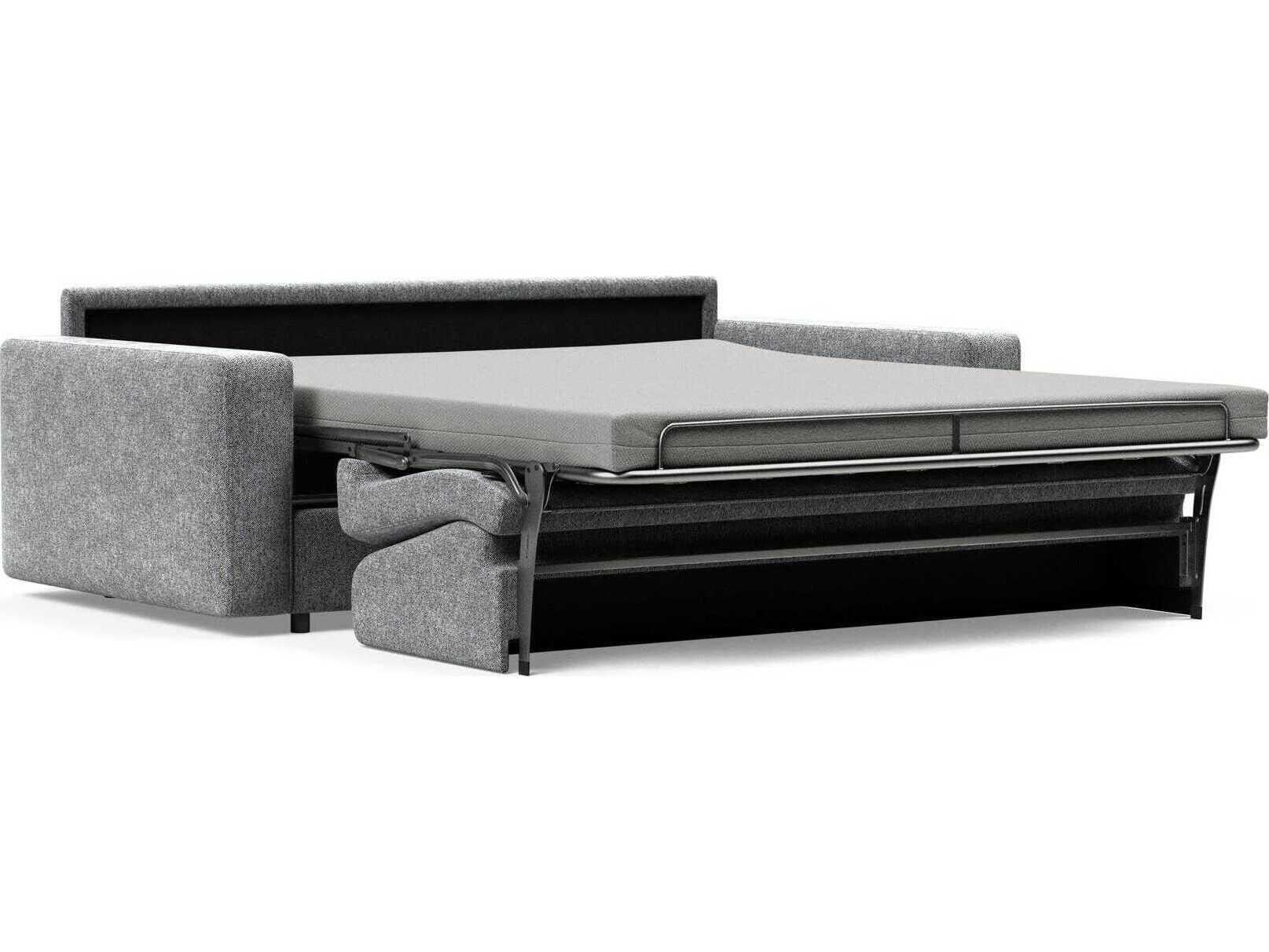 Innovation Carnell Taura Slate Grey Upholstered Sofa Bed