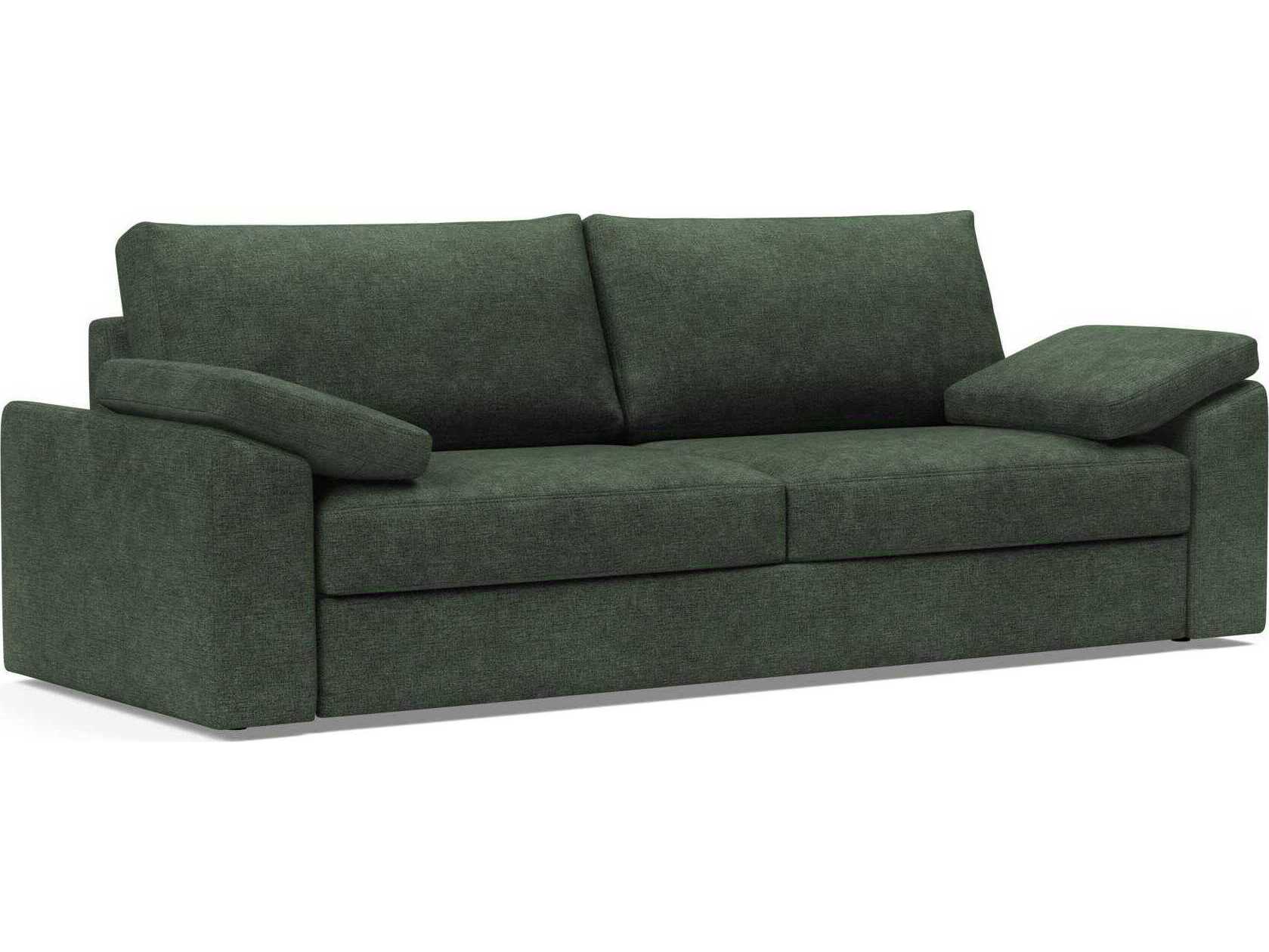 Innovation Vilander Avella Pine Green Upholstered Sofa Bed