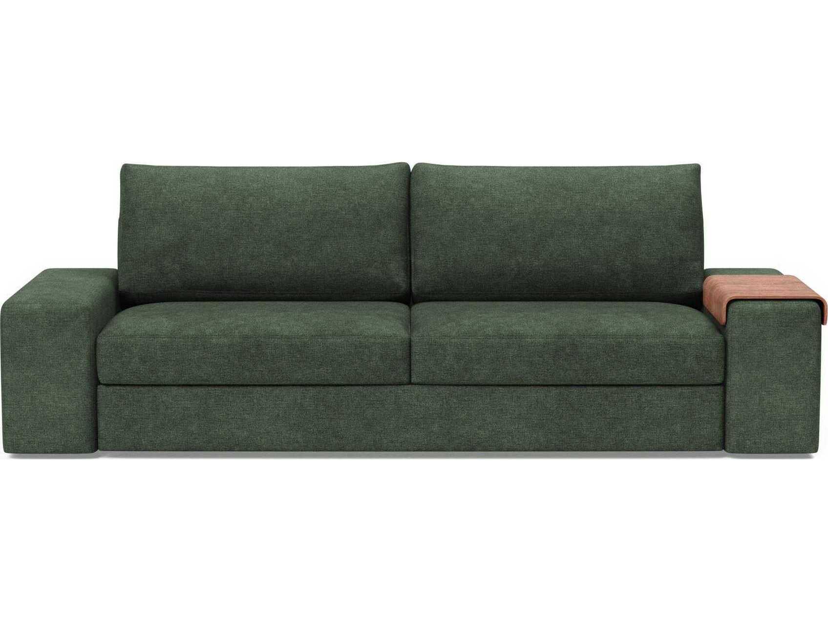 Innovation Vilander Avella Pine Green Upholstered Sofa Bed