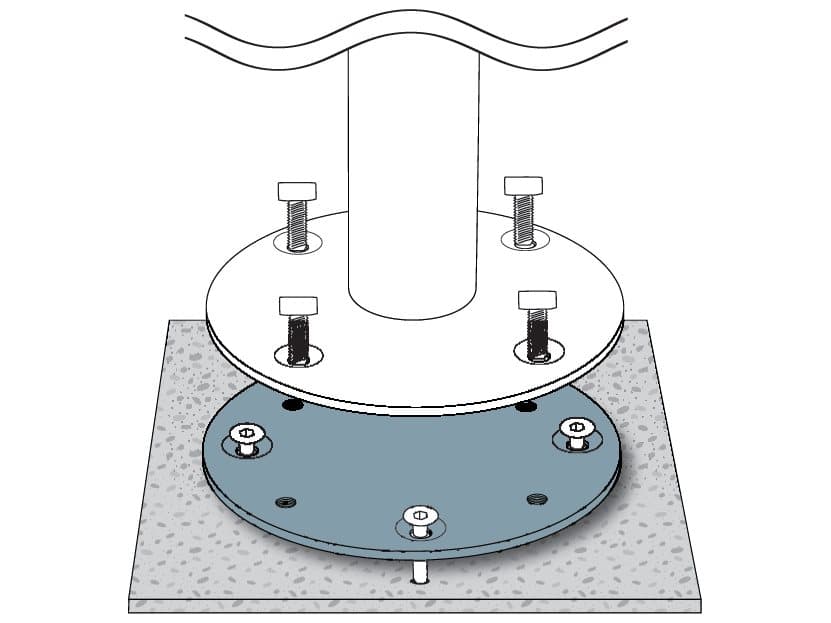 Jardinico Concrete Mount Kit for JCP401 / JCP501