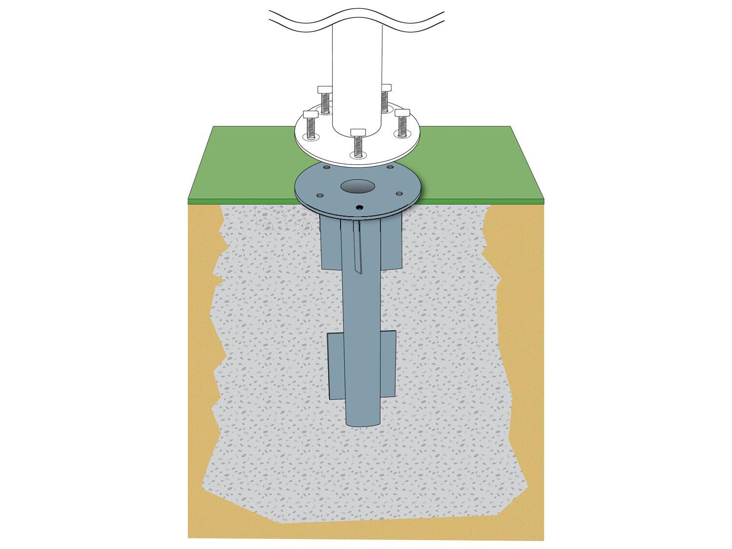 Jardinico In Ground Mount Kit for JCP201 / JCP301