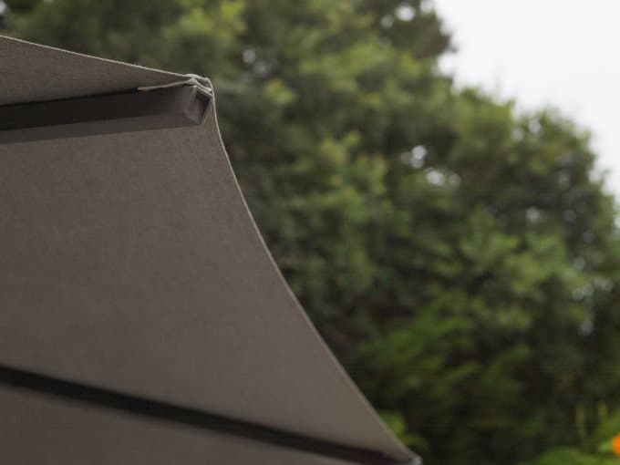 Jardinico JCP01 15 Foot Aluminum Centerpost Crank Lift Octagon Outdoor Umbrella