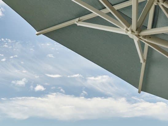 Jardinico JCP4 13 Foot Crank Lift Infinite Tilt Octagon Aluminum Outdoor Patio Umbrella