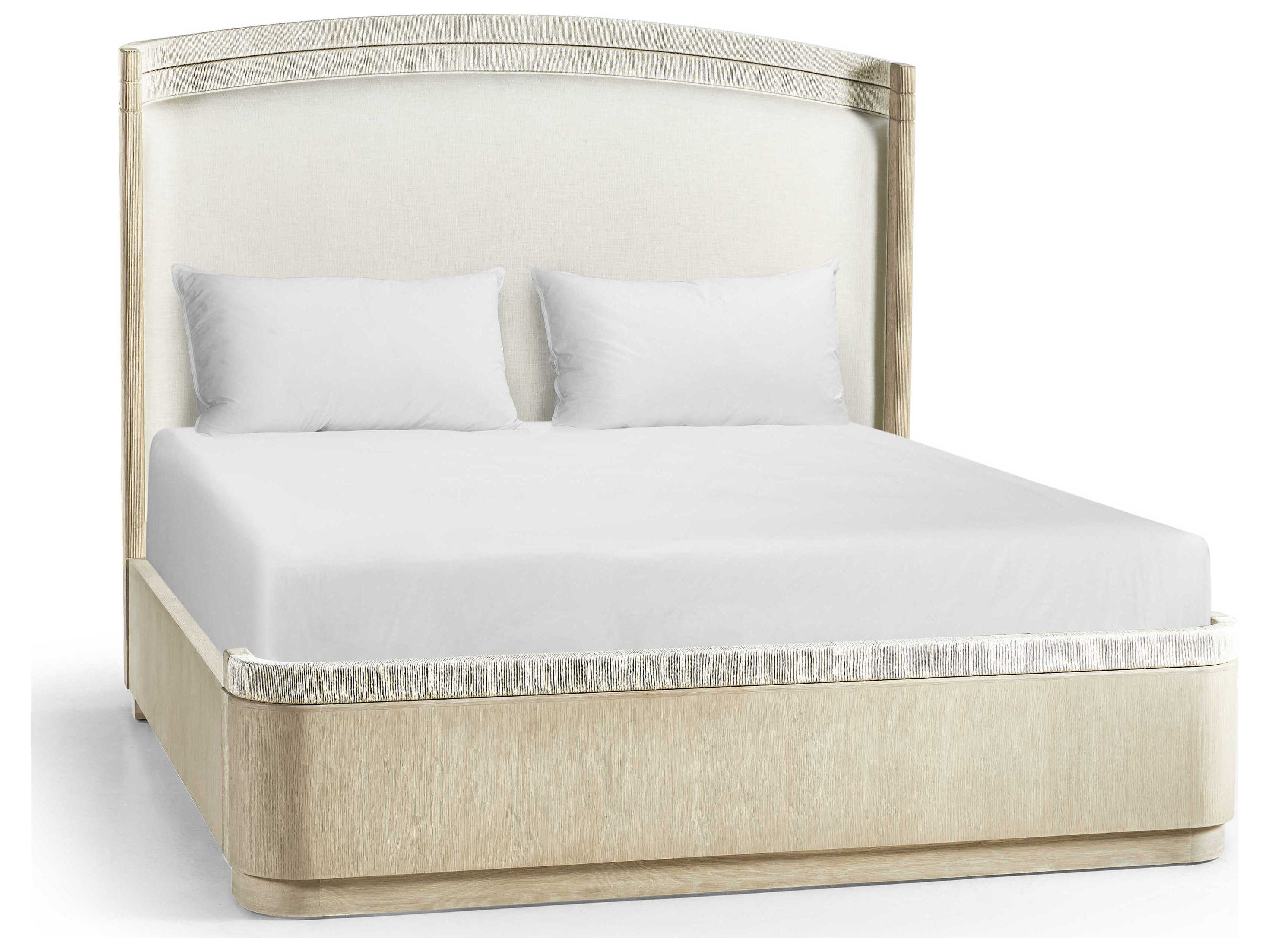 Jonathan Charles Water White Washed Oak Natural Wood Shelter Bed