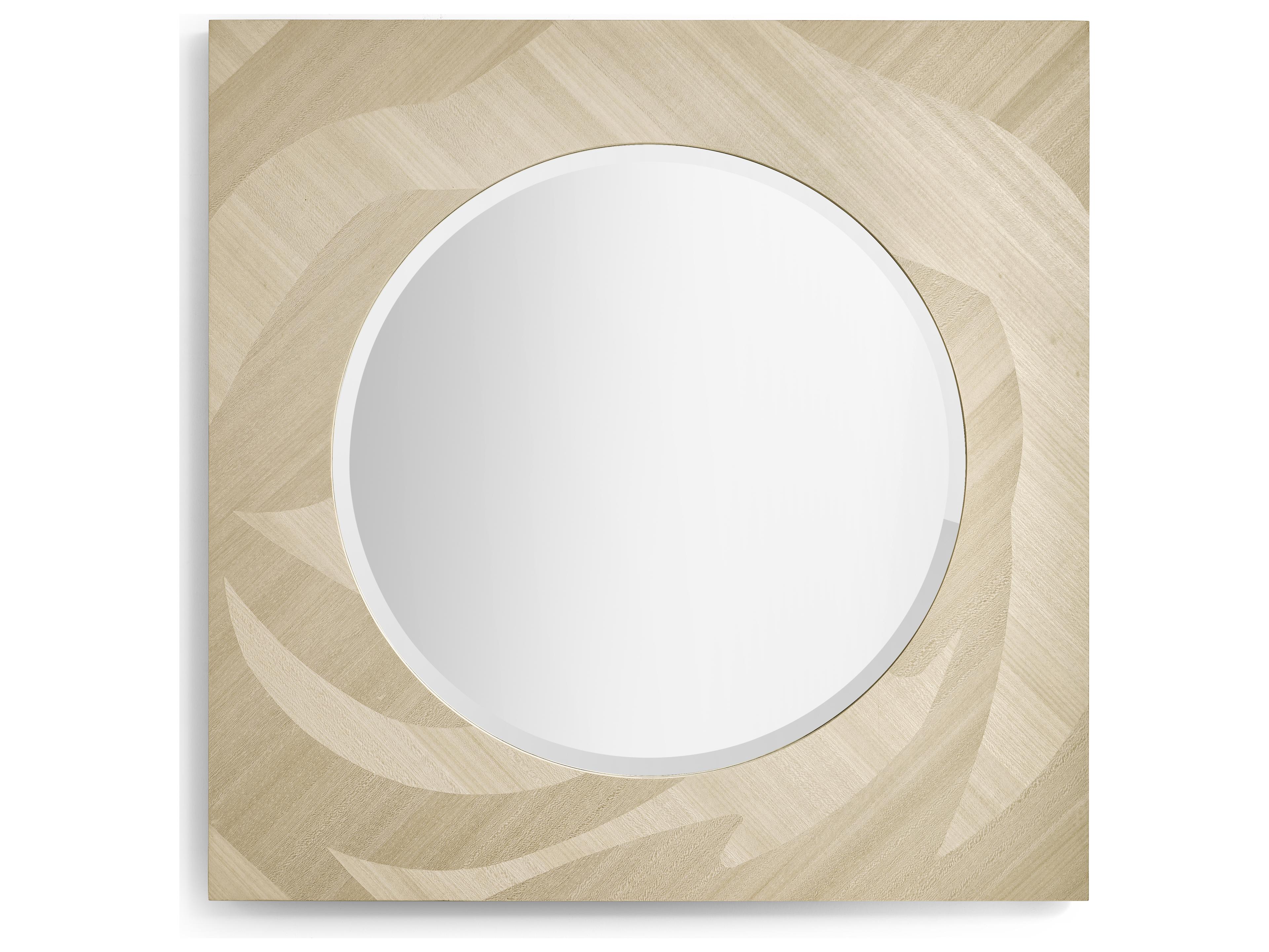 Jonathan Charles Water Natural Dyed Koto Wall Mirror Square