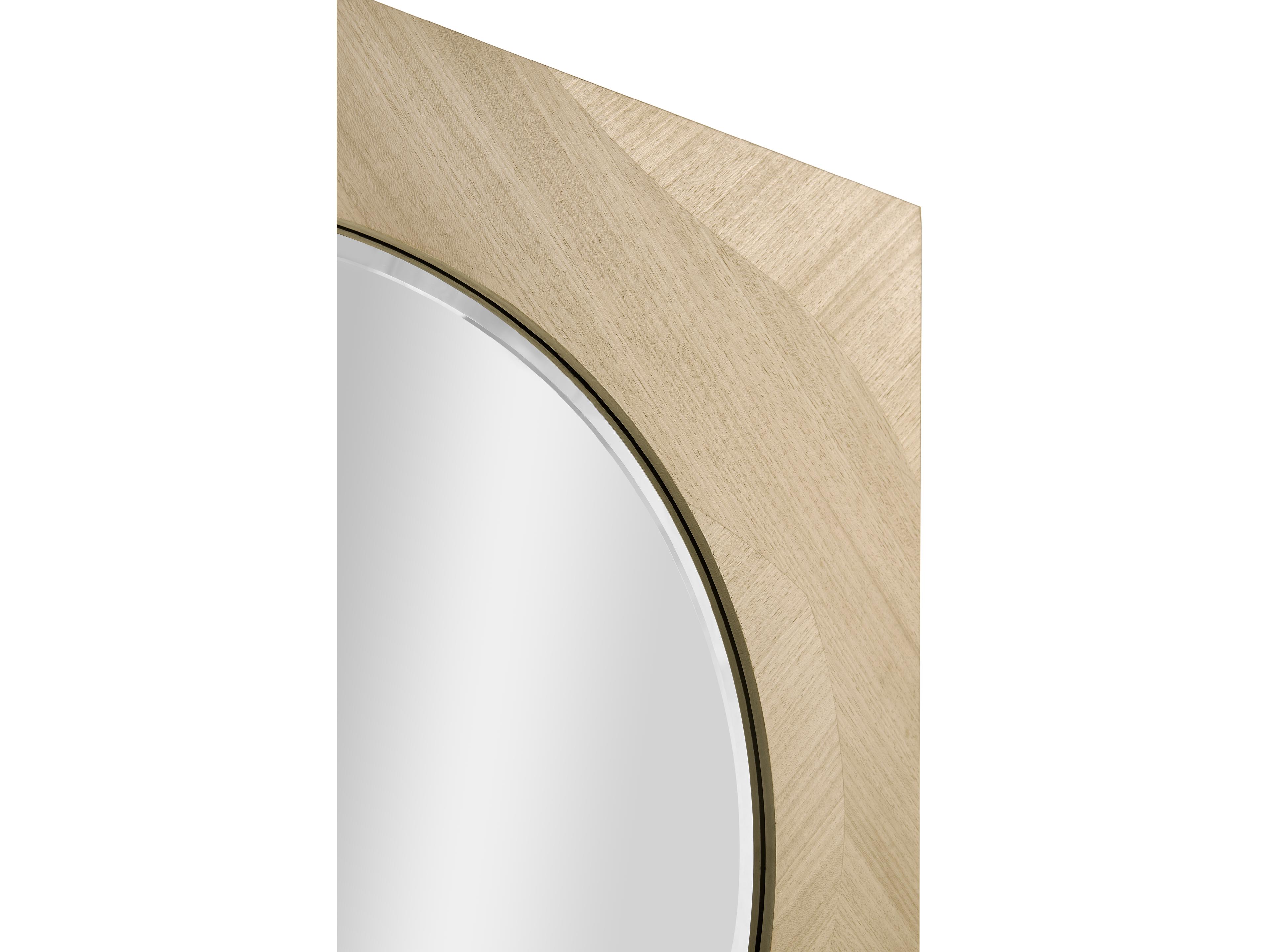 Jonathan Charles Water Natural Dyed Koto Wall Mirror Square