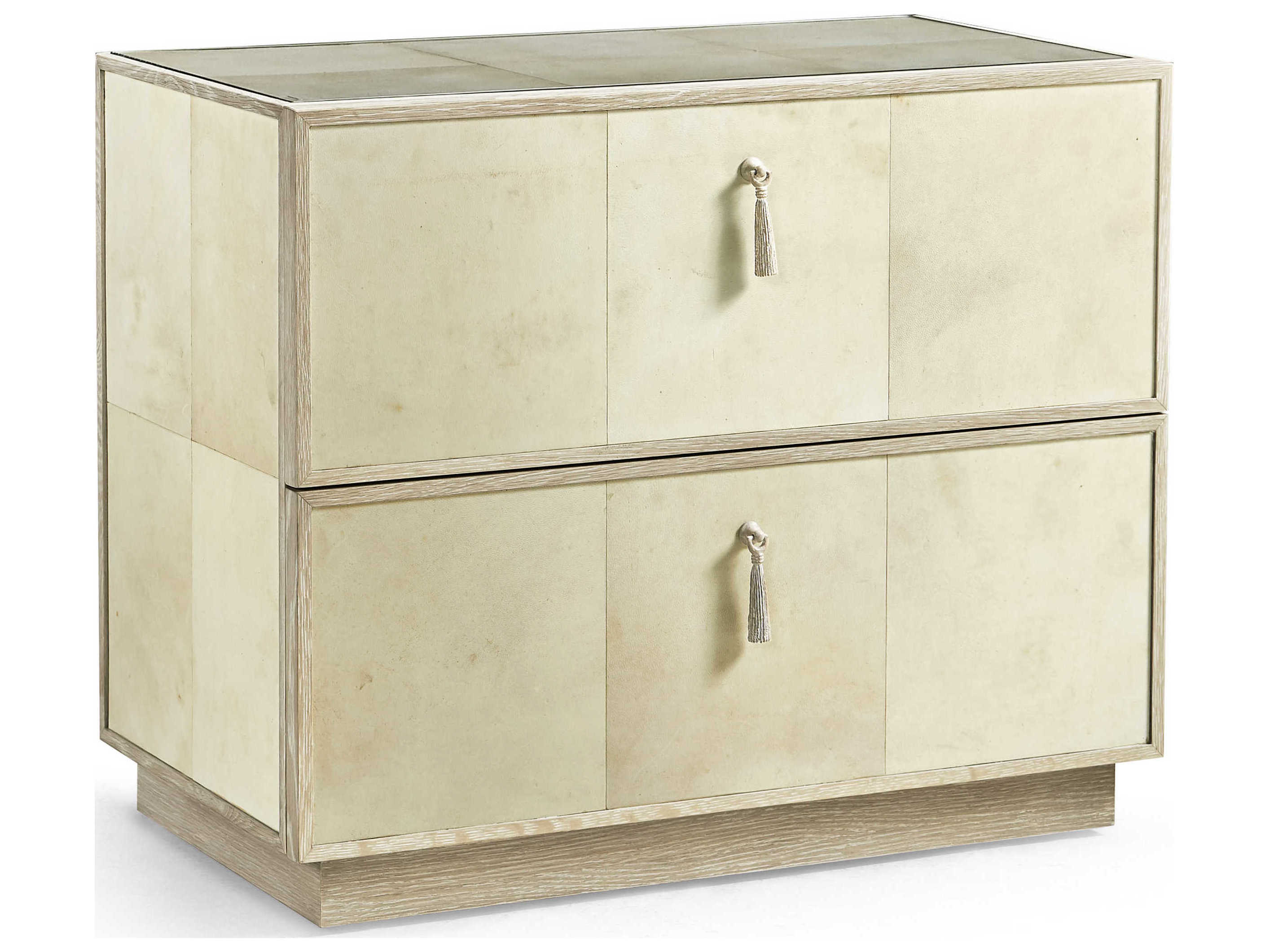 Jonathan Charles Water Hydra 2-Drawers Oak Wood Nightstand