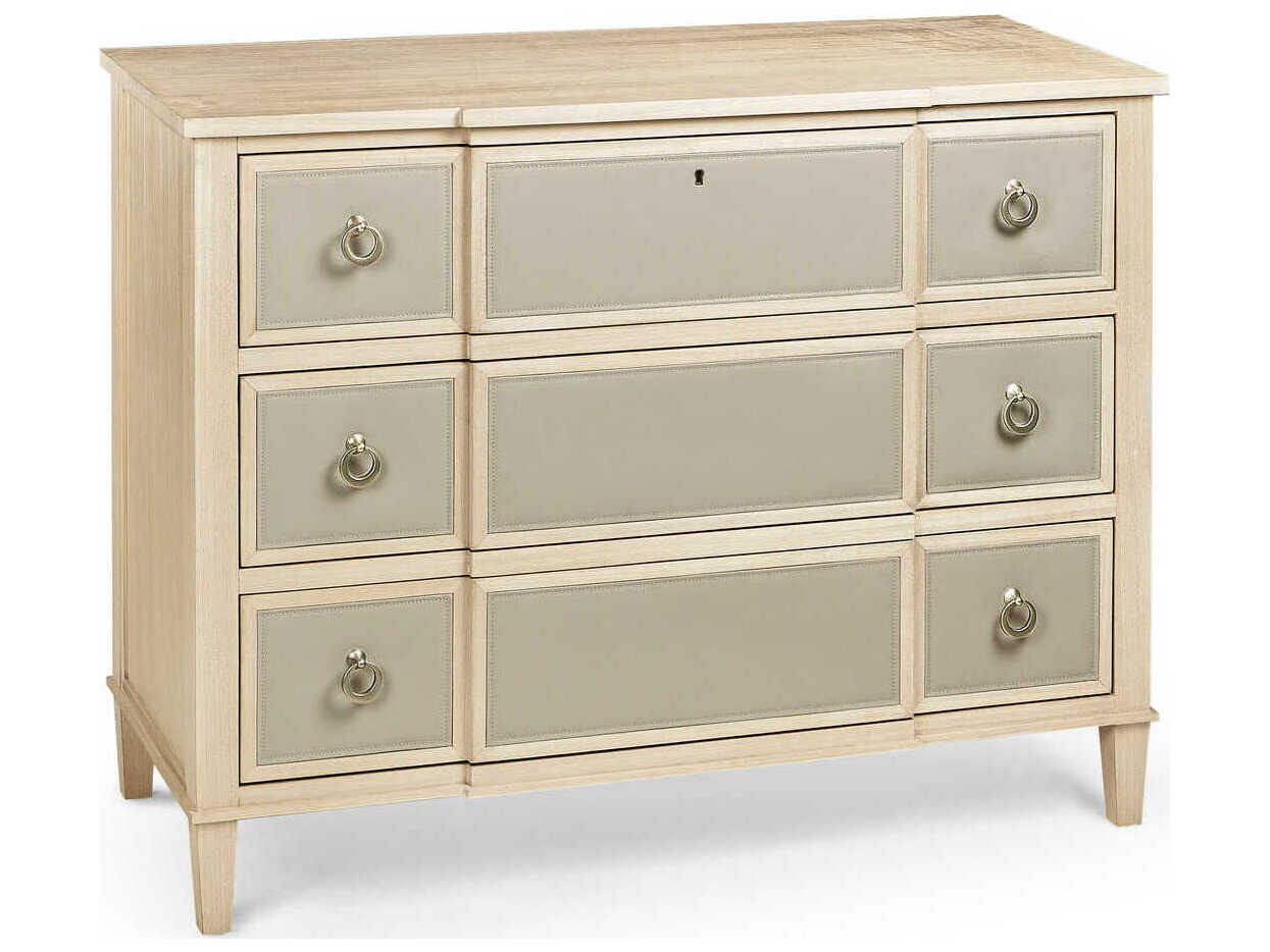 Jonathan Charles Water 3-Drawers Oak Wood Chest Dresser