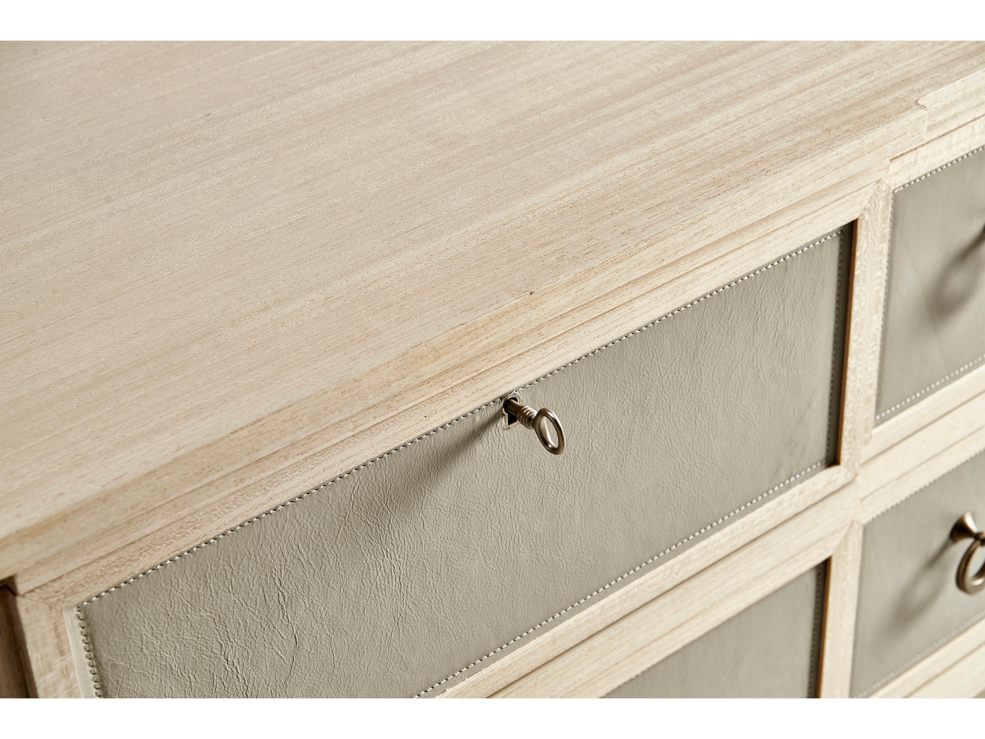 Jonathan Charles Water 3-Drawers Oak Wood Chest Dresser