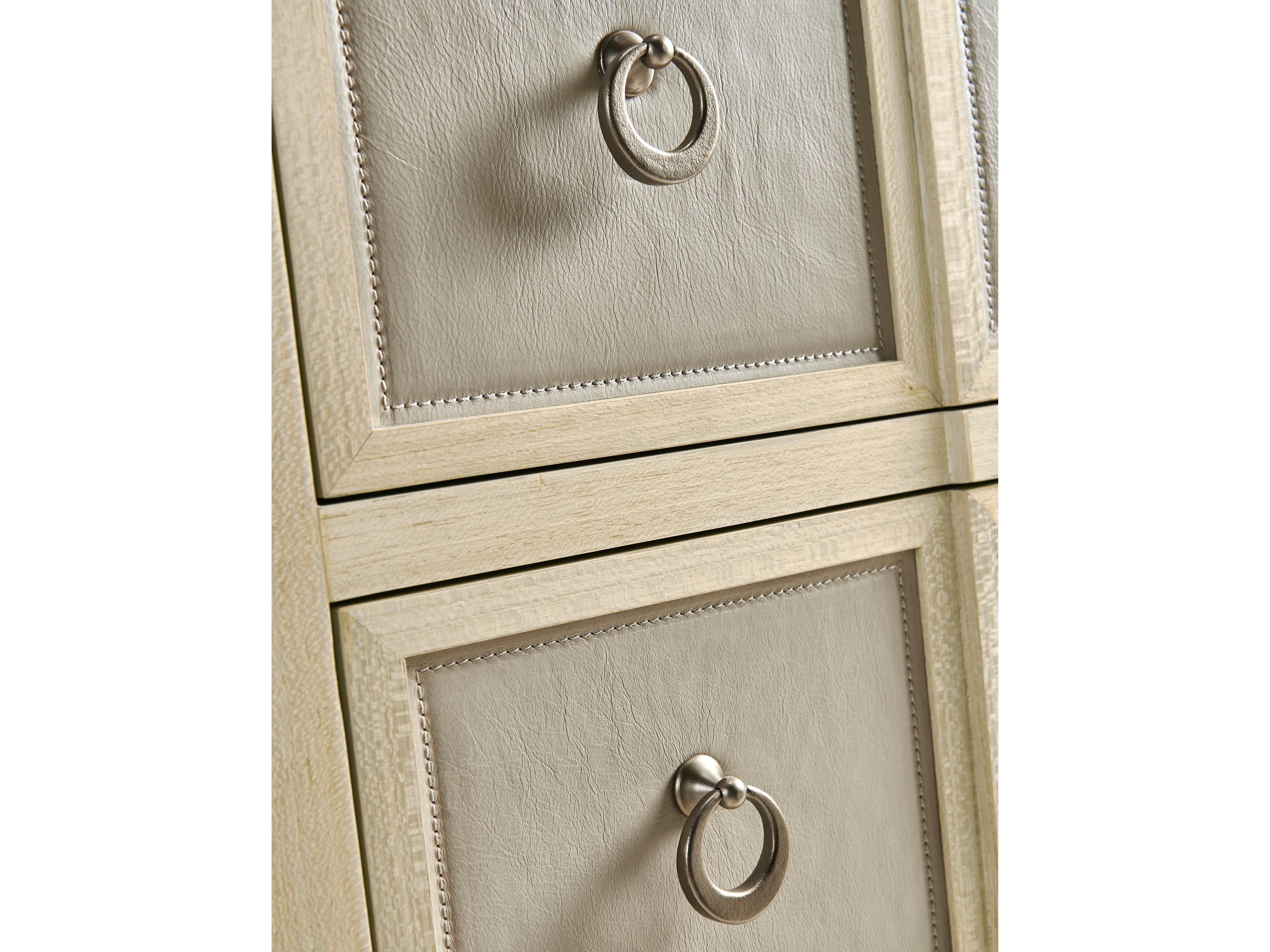 Jonathan Charles Water 3-Drawers Oak Wood Chest Dresser