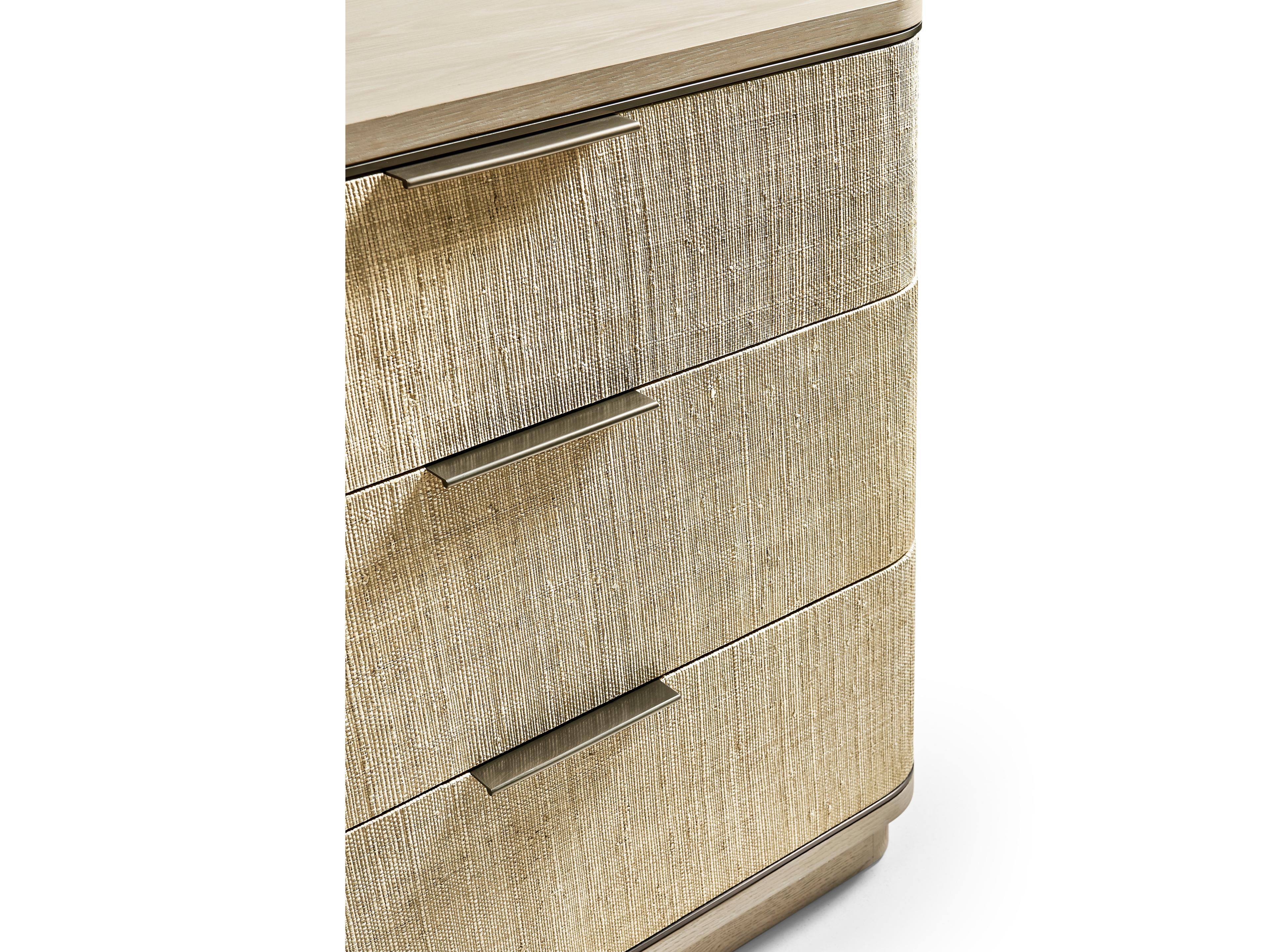 Jonathan Charles Water 6-Drawers Brown Oak Wood Double Dresser