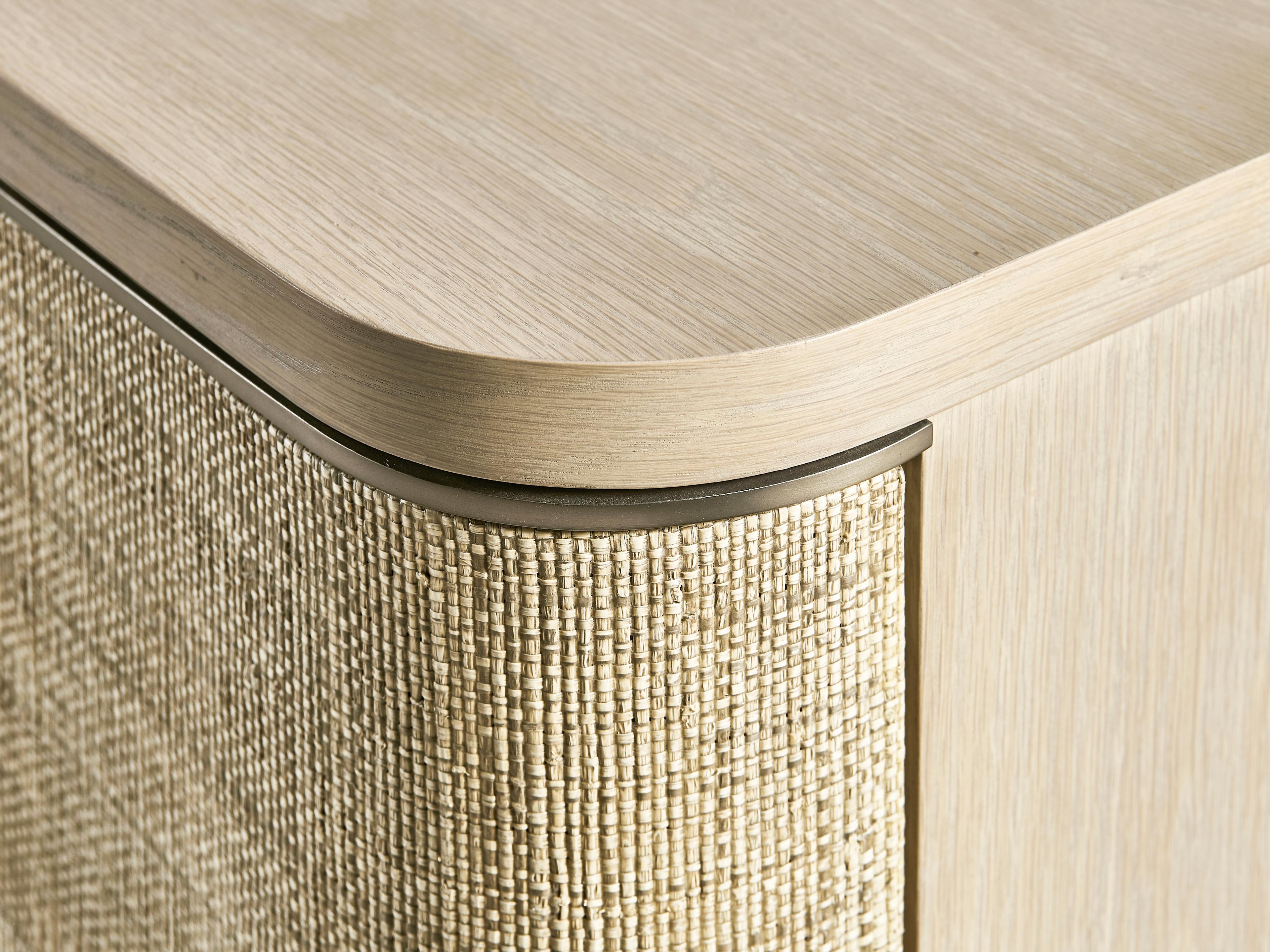 Jonathan Charles Water 3-Drawers Brown Oak Wood Nightstand