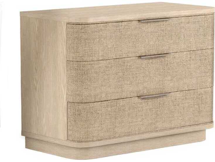 Jonathan Charles Water 3-Drawers Brown Oak Wood Nightstand