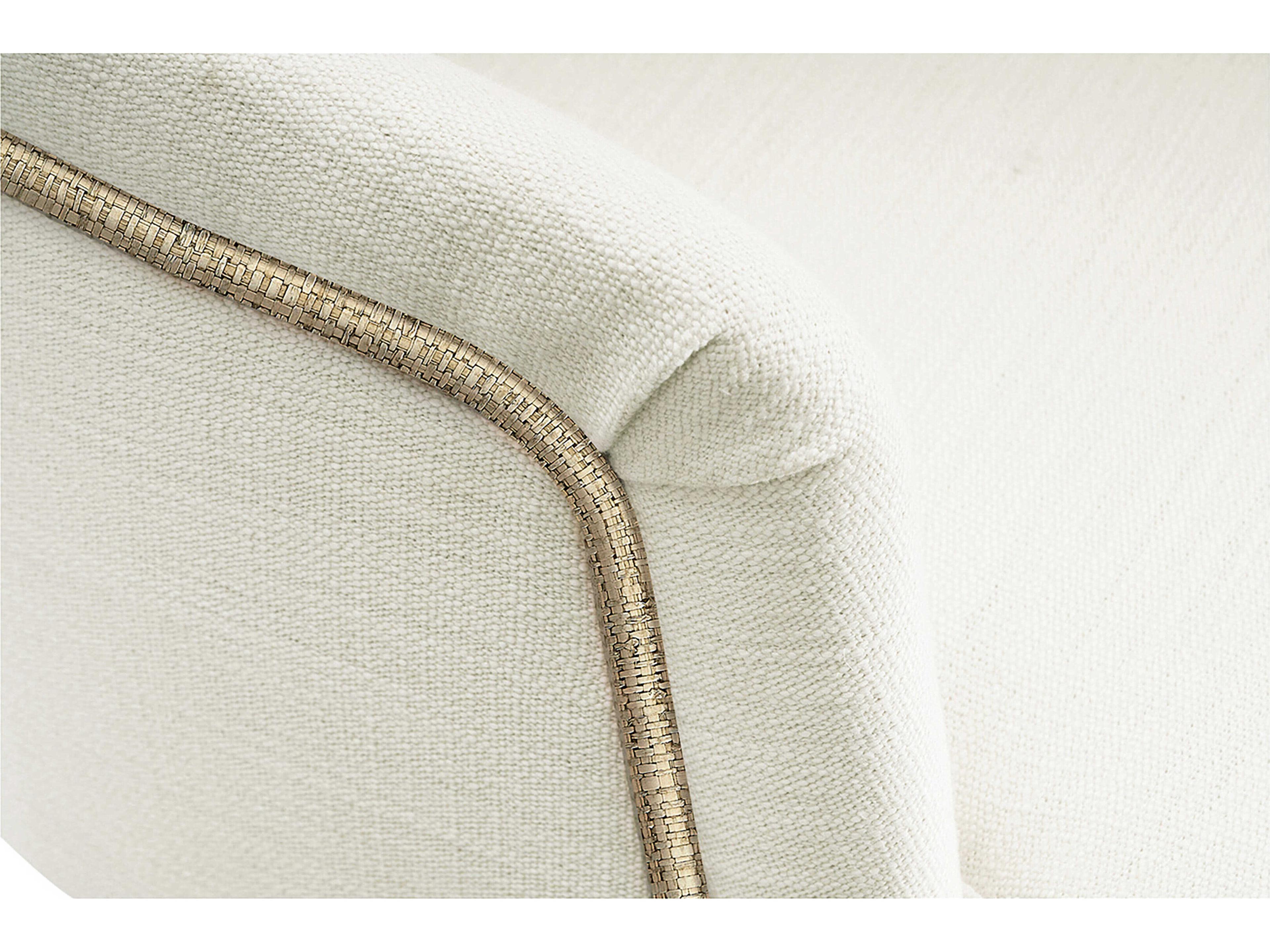 Jonathan Charles Water Acacia Wood Beige Upholstered Arm Dining Chair