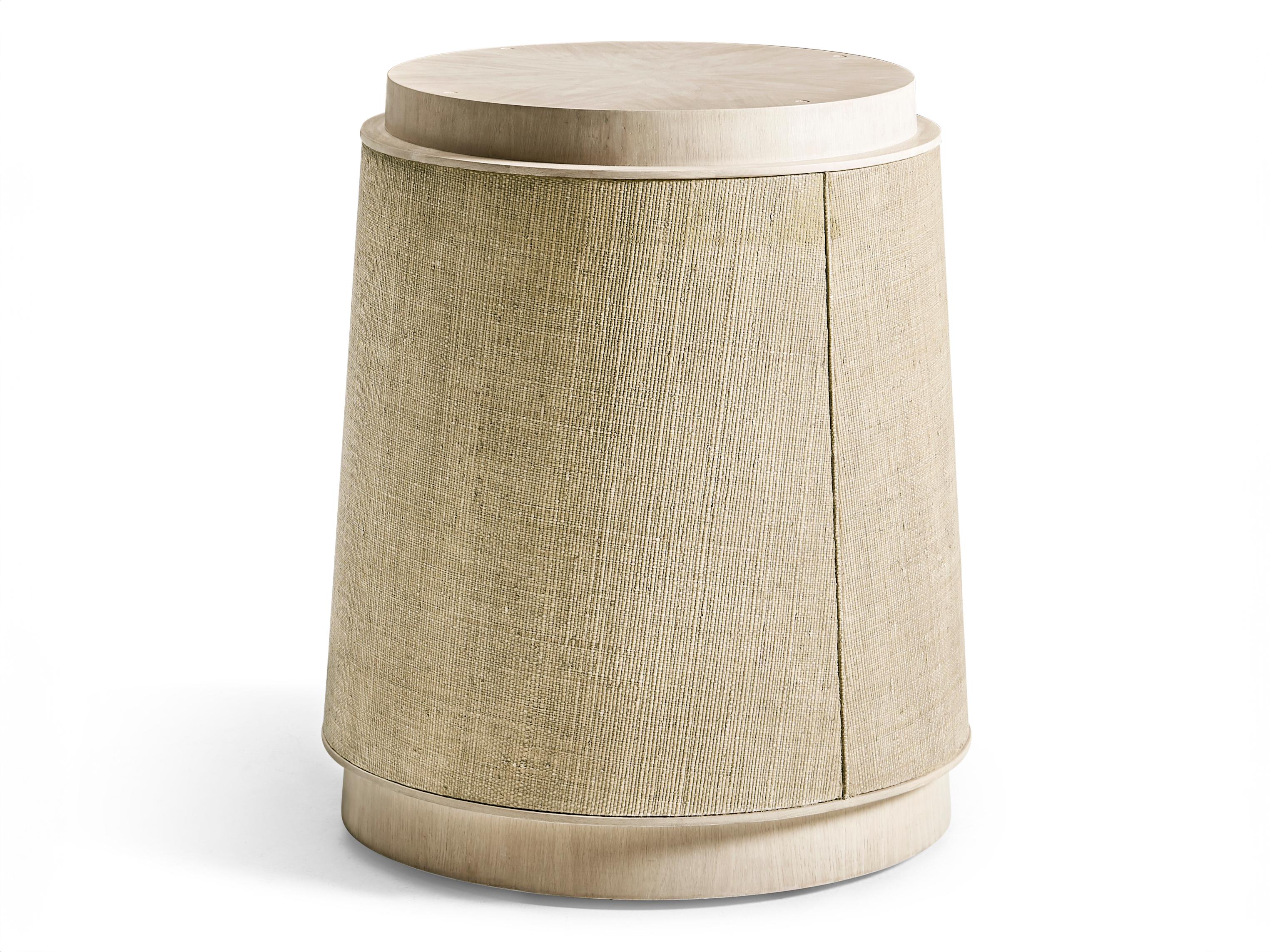 Jonathan Charles Water Round Glass Whitewashed Oak Dining Table Base Only