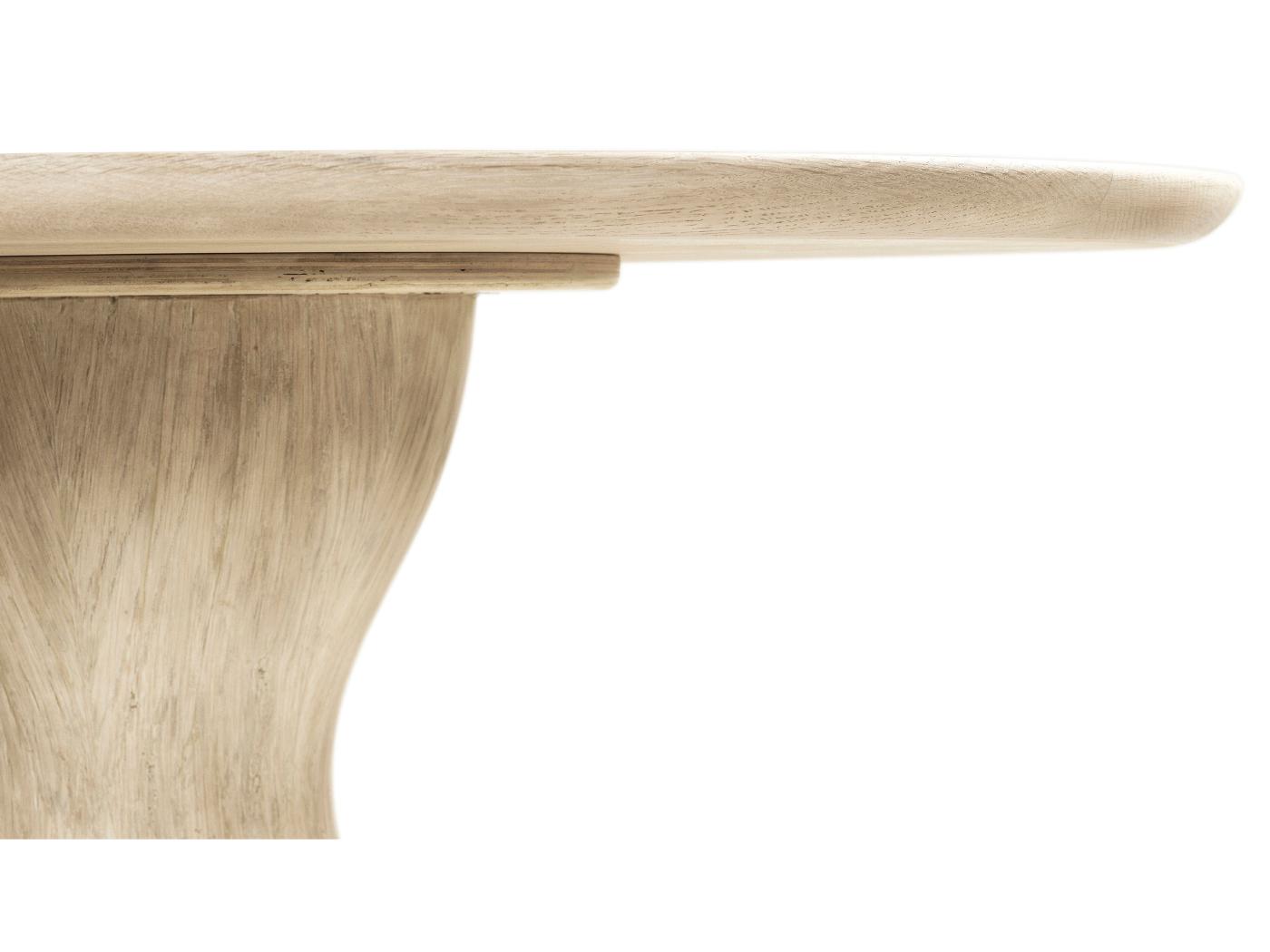 Jonathan Charles Water Rectangular Wood White Washed Oak Dining Table