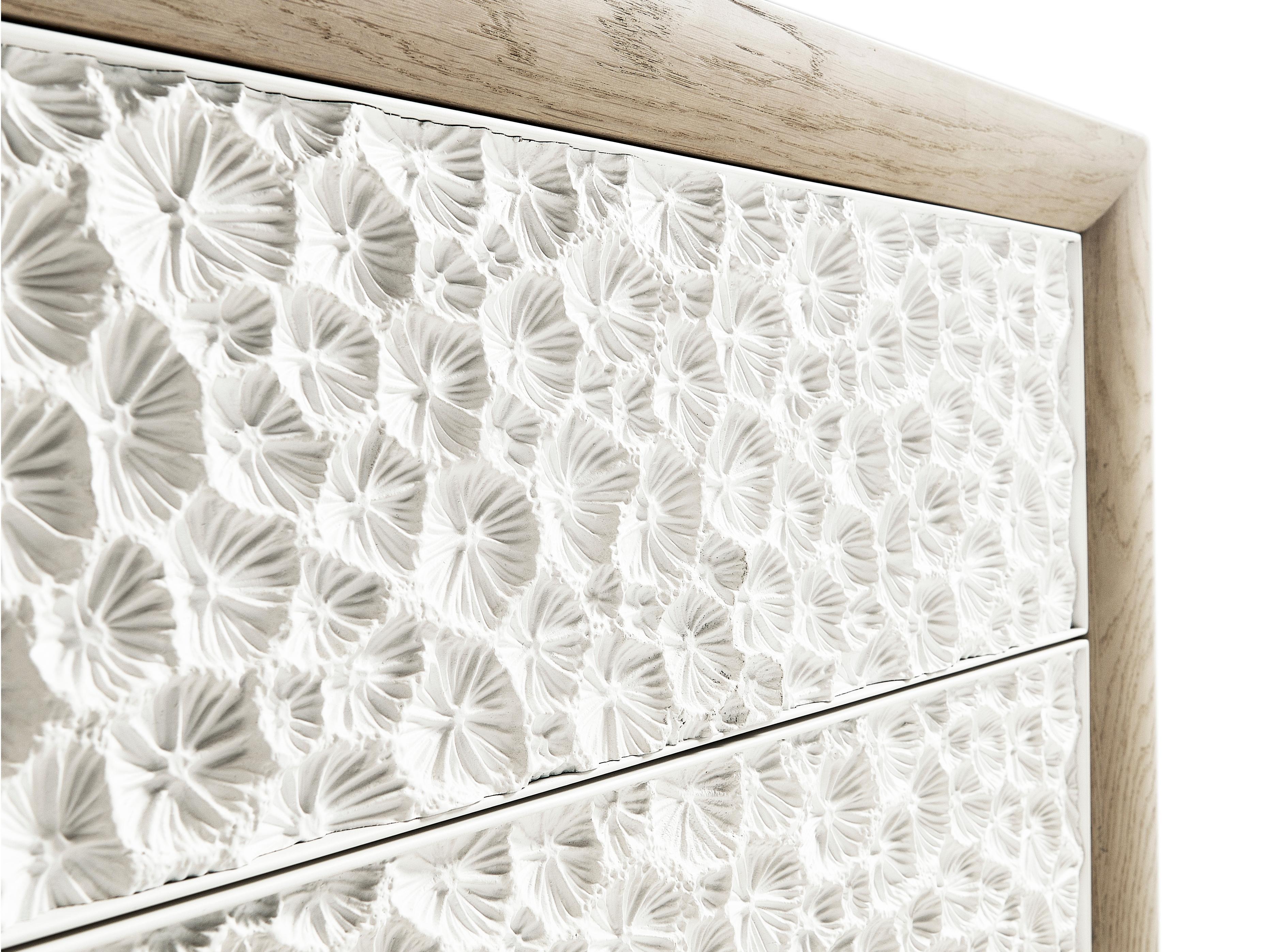 Jonathan Charles Water Oak Wood White Washed Media Console