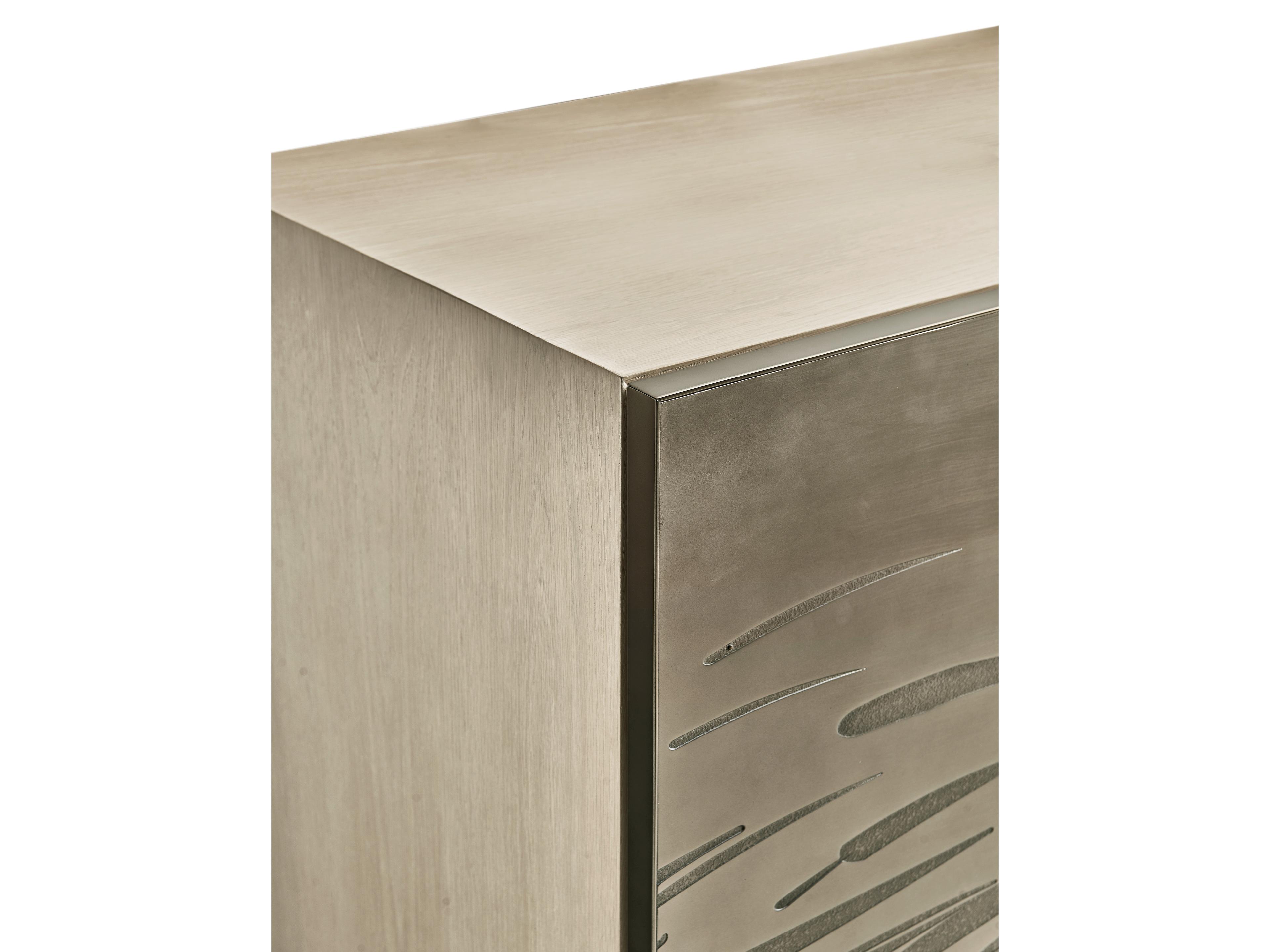 Jonathan Charles Water Oak Wood White Washed Credenza Media Console