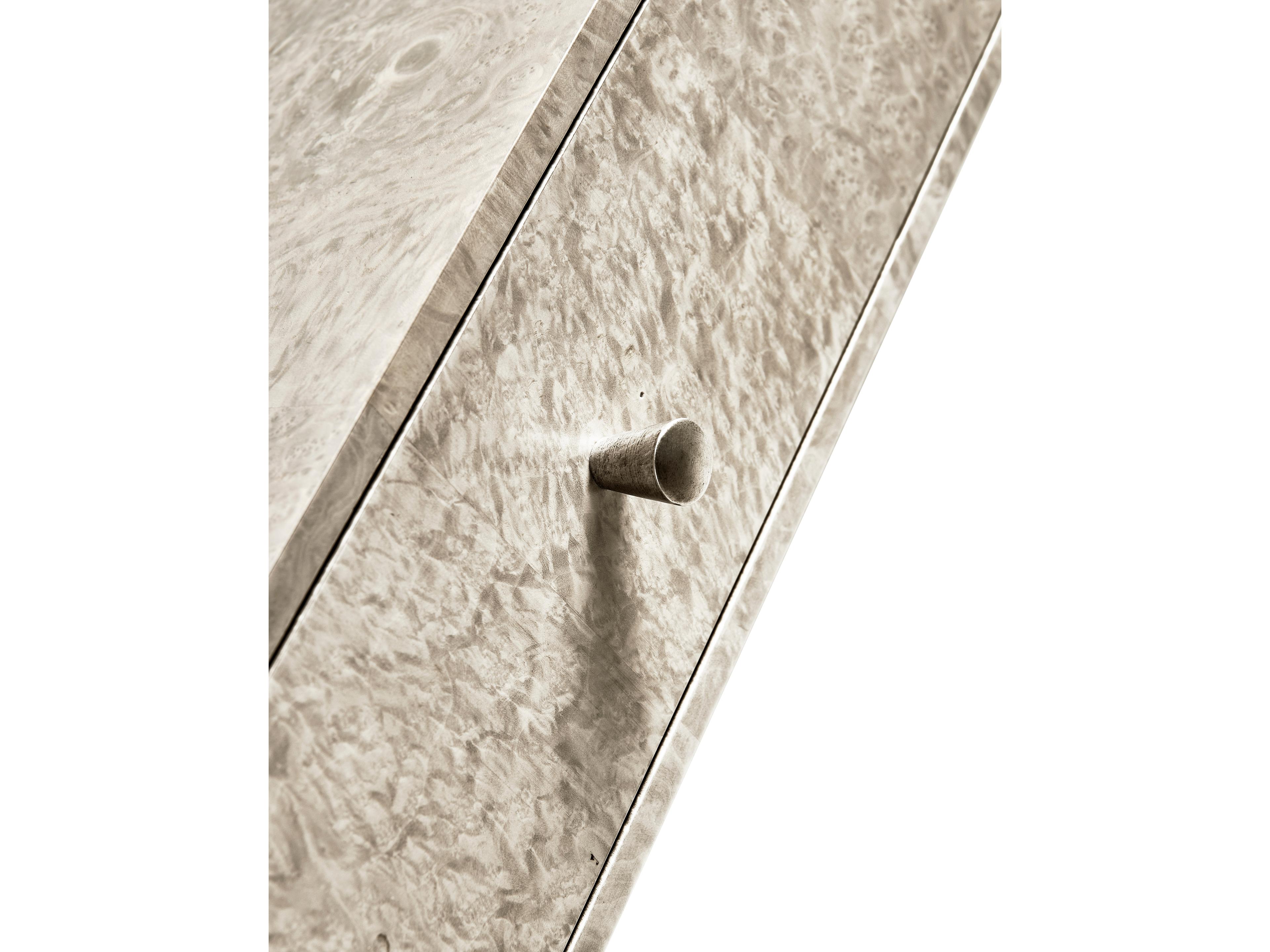 Jonathan Charles Water Dyed Madrona Burr Beige Oak Wood Computer Desk