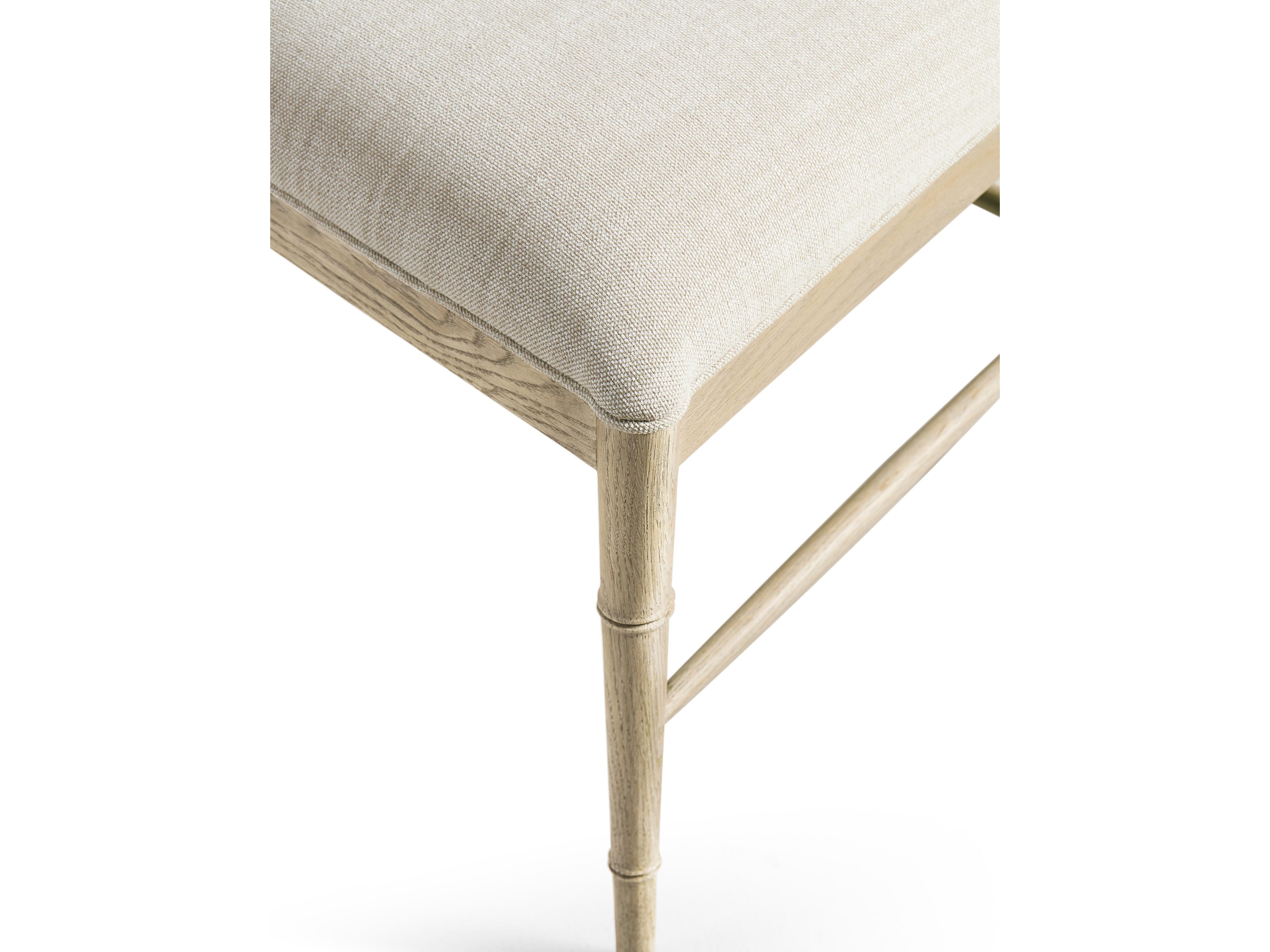 Jonathan Charles Timeless Oak Wood Upholstered Side Dining Chair