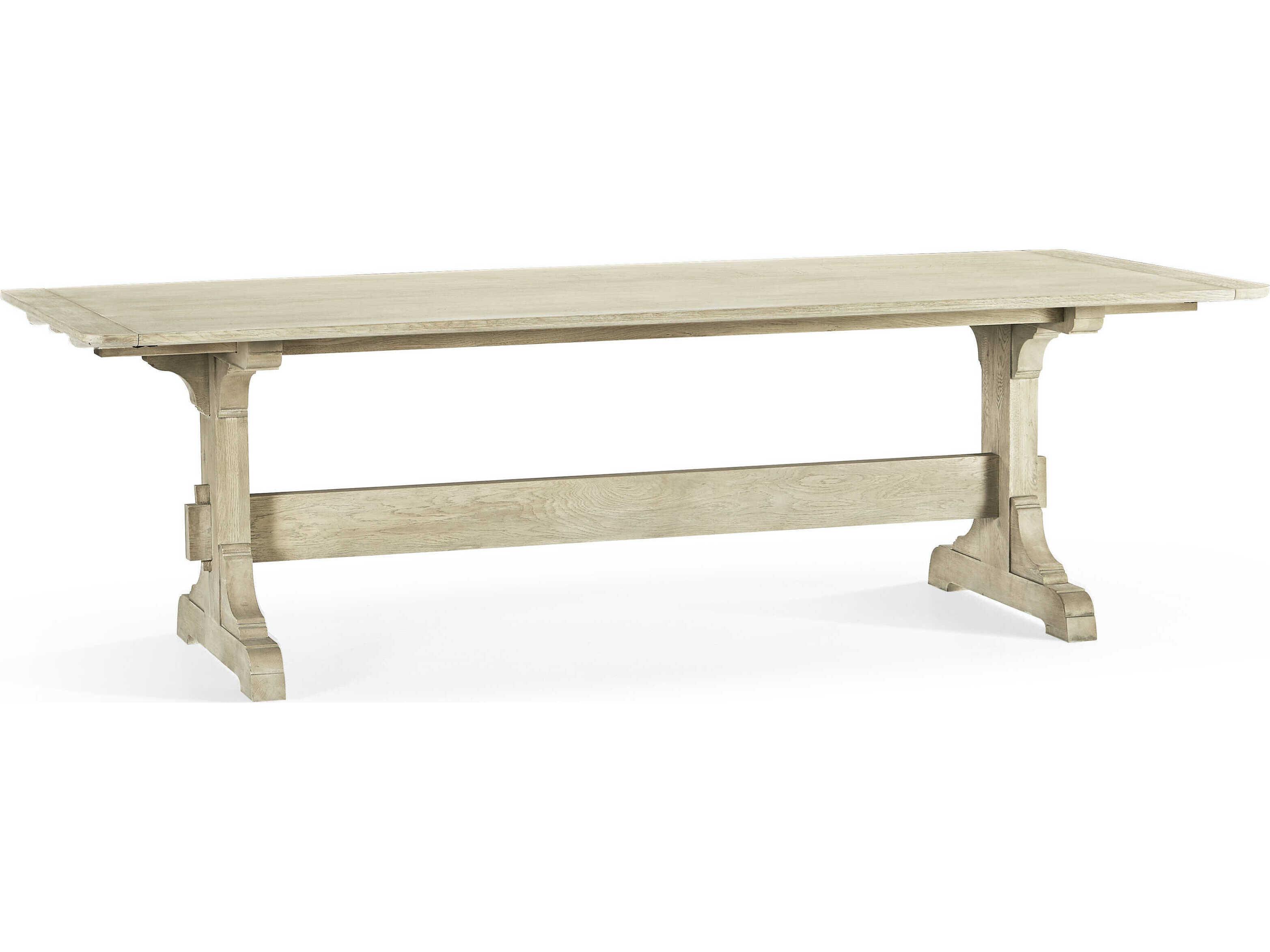 Jonathan Charles Timeless Rectangular Wood Stripped Oak Dining Table