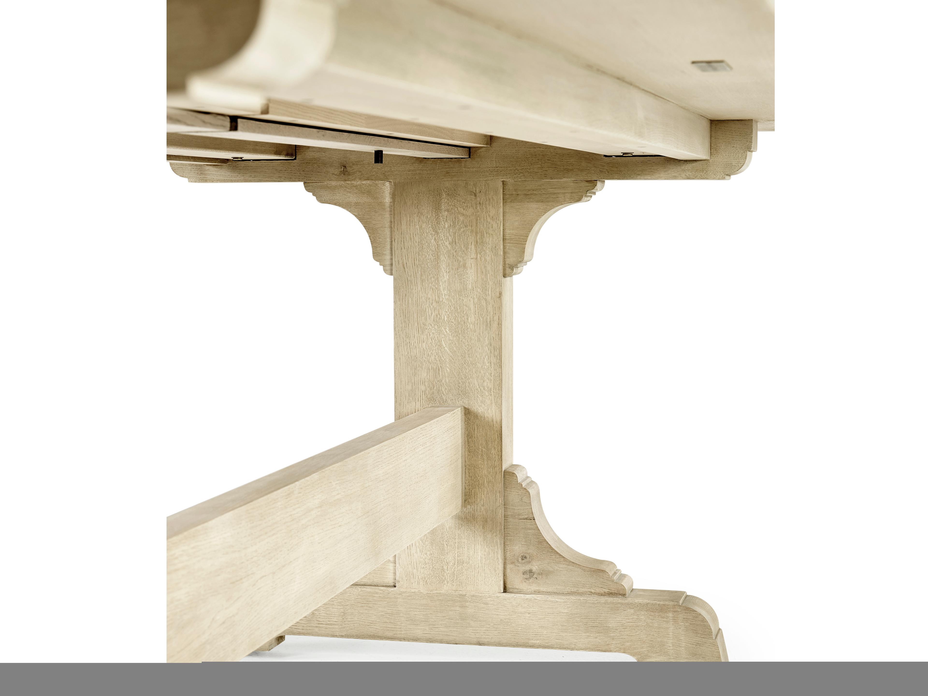 Jonathan Charles Timeless Rectangular Wood Stripped Oak Dining Table