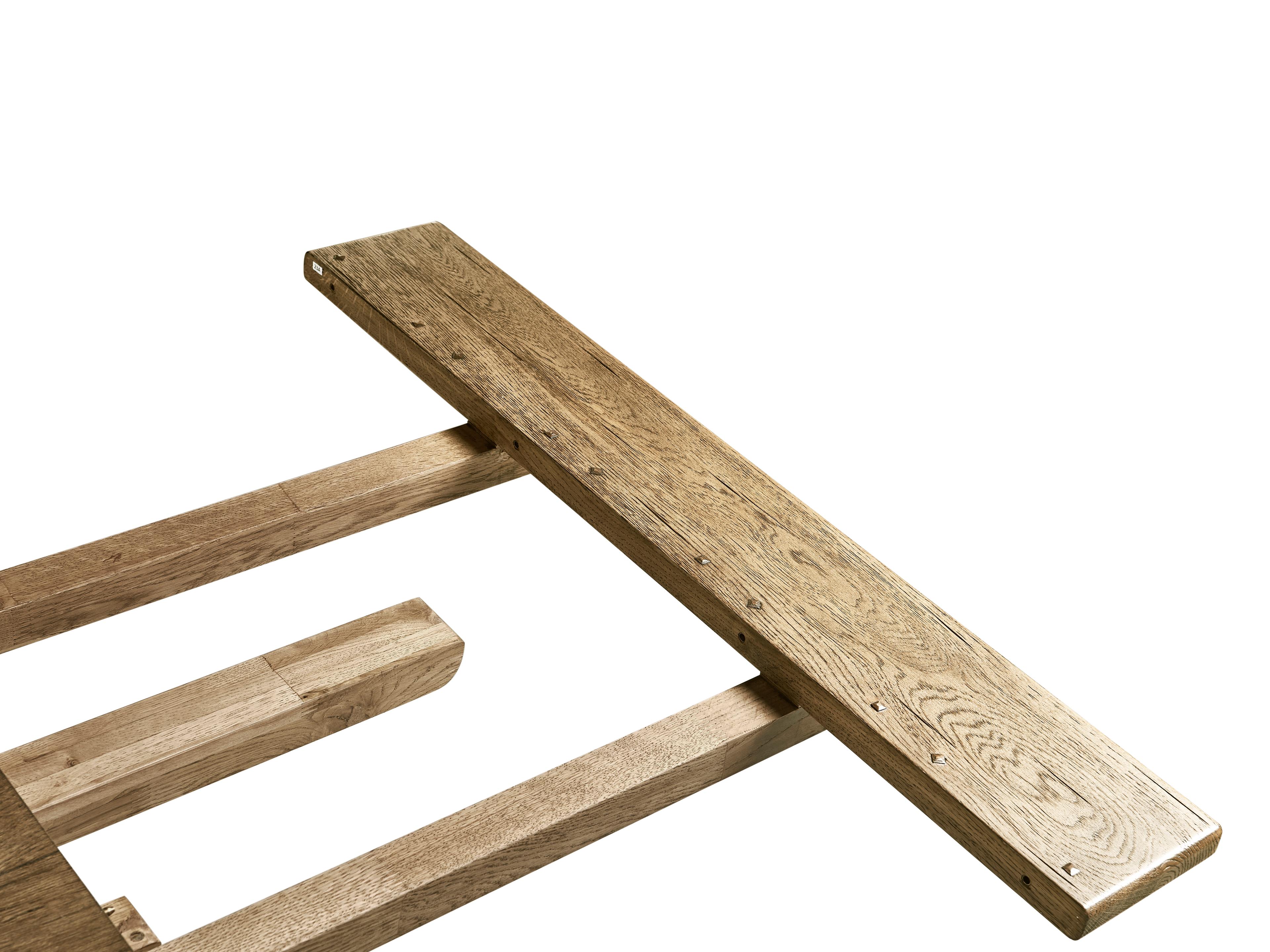 Jonathan Charles Timeless Rectangular Wood Stripped Brown Chestnut Dining Table