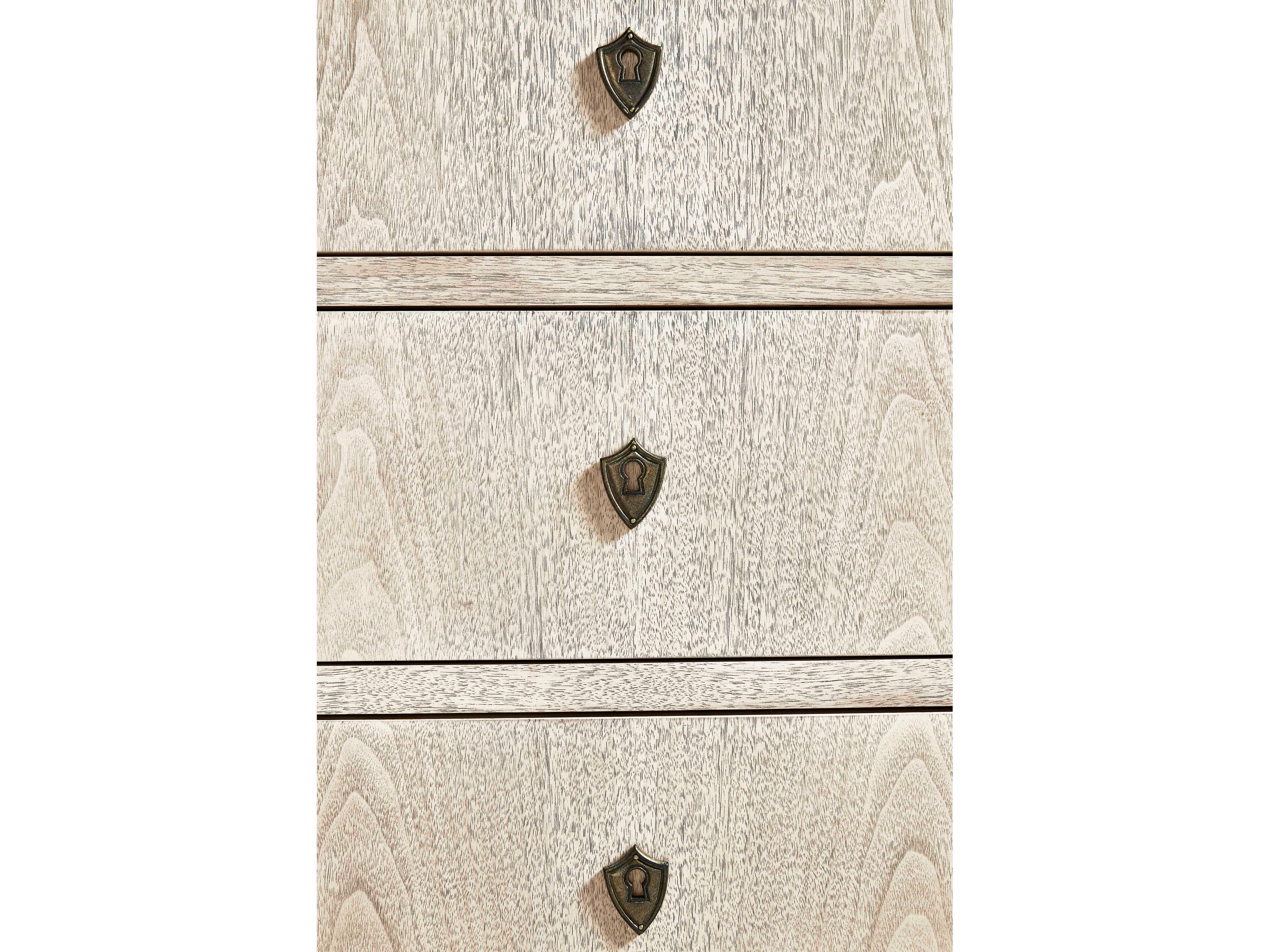 Jonathan Charles Timeless 4-Drawers Natural Walnut Wood Double Dresser