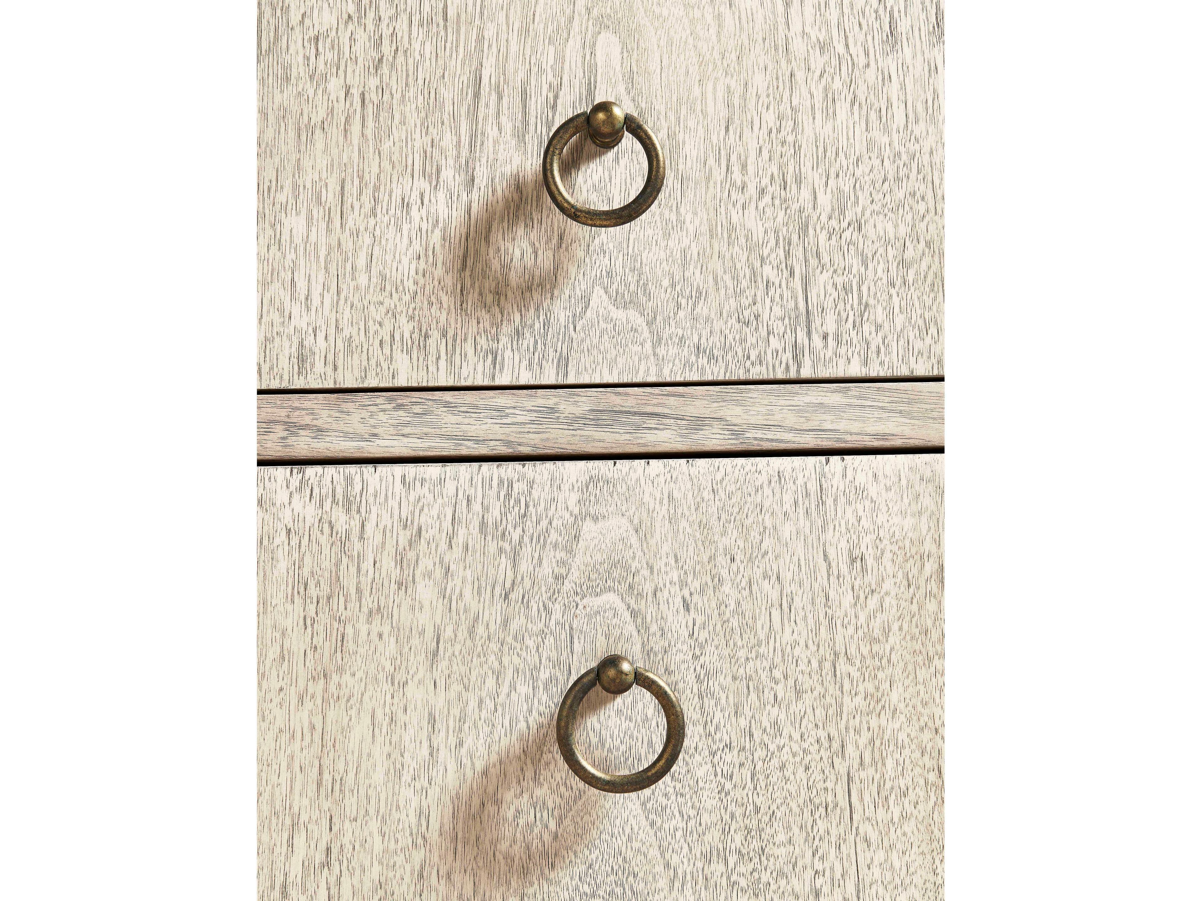 Jonathan Charles Timeless 4-Drawers Natural Walnut Wood Double Dresser