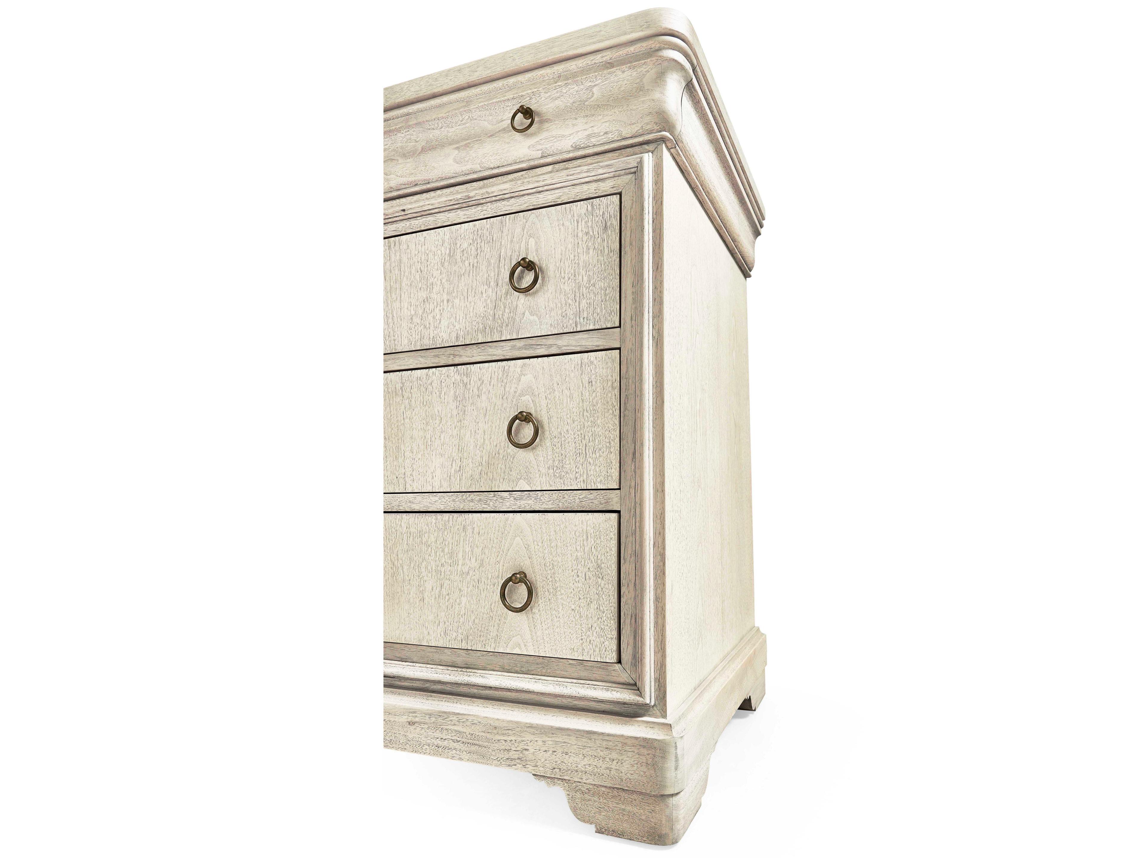 Jonathan Charles Timeless 4-Drawers Natural Walnut Wood Double Dresser