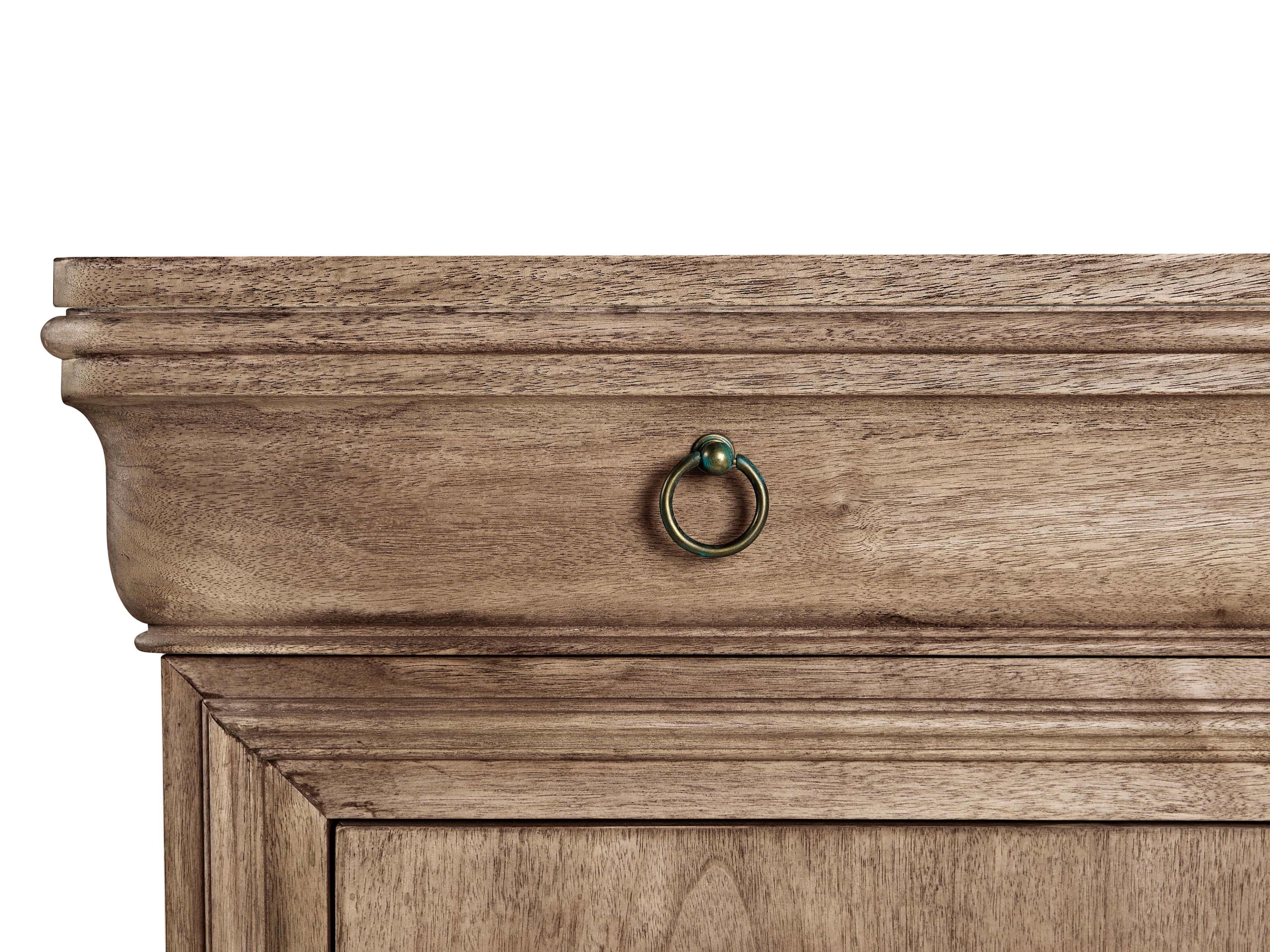 Jonathan Charles Timeless 5-Drawers Oak Wood Double Dresser
