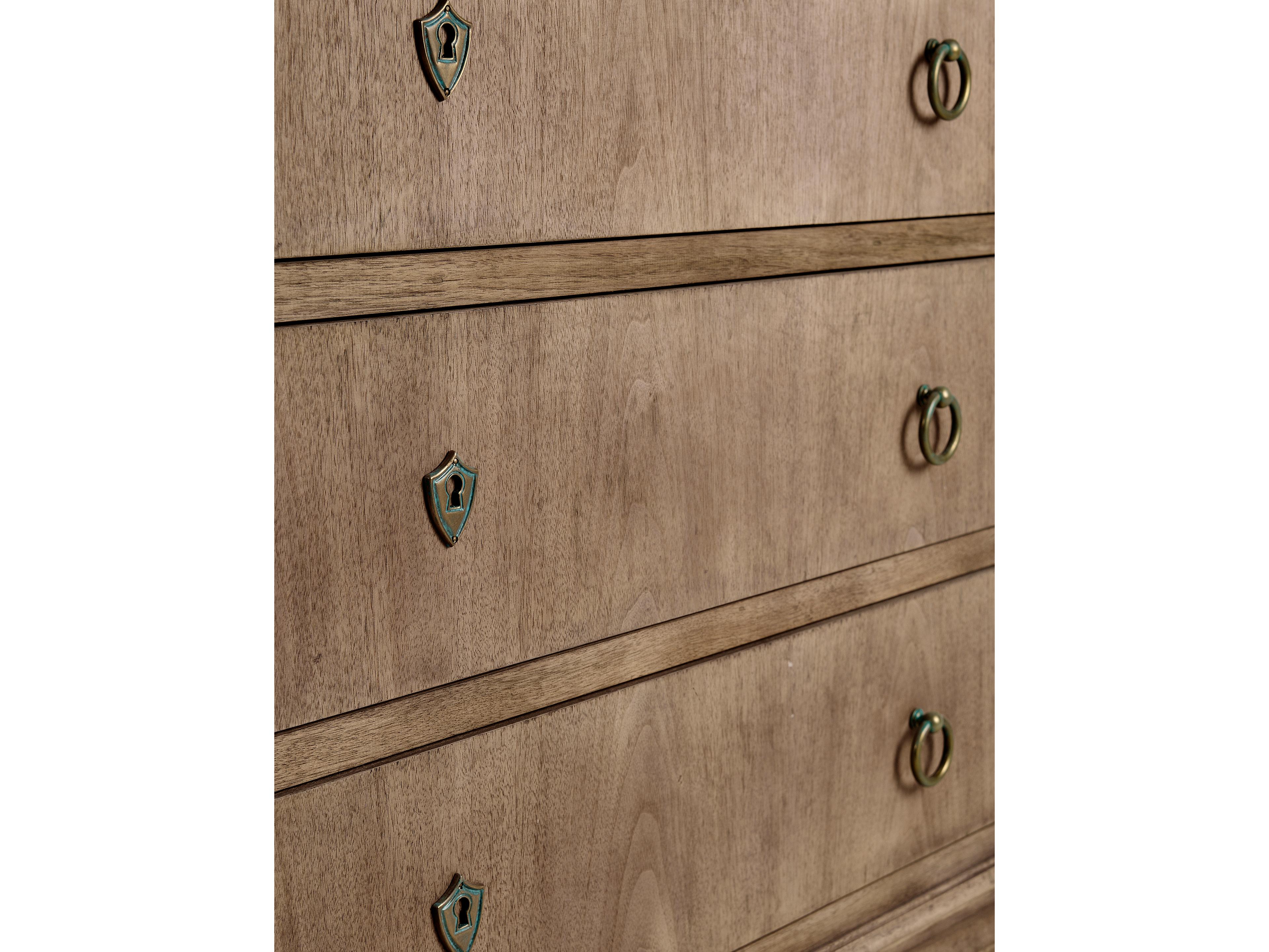 Jonathan Charles Timeless 5-Drawers Oak Wood Double Dresser