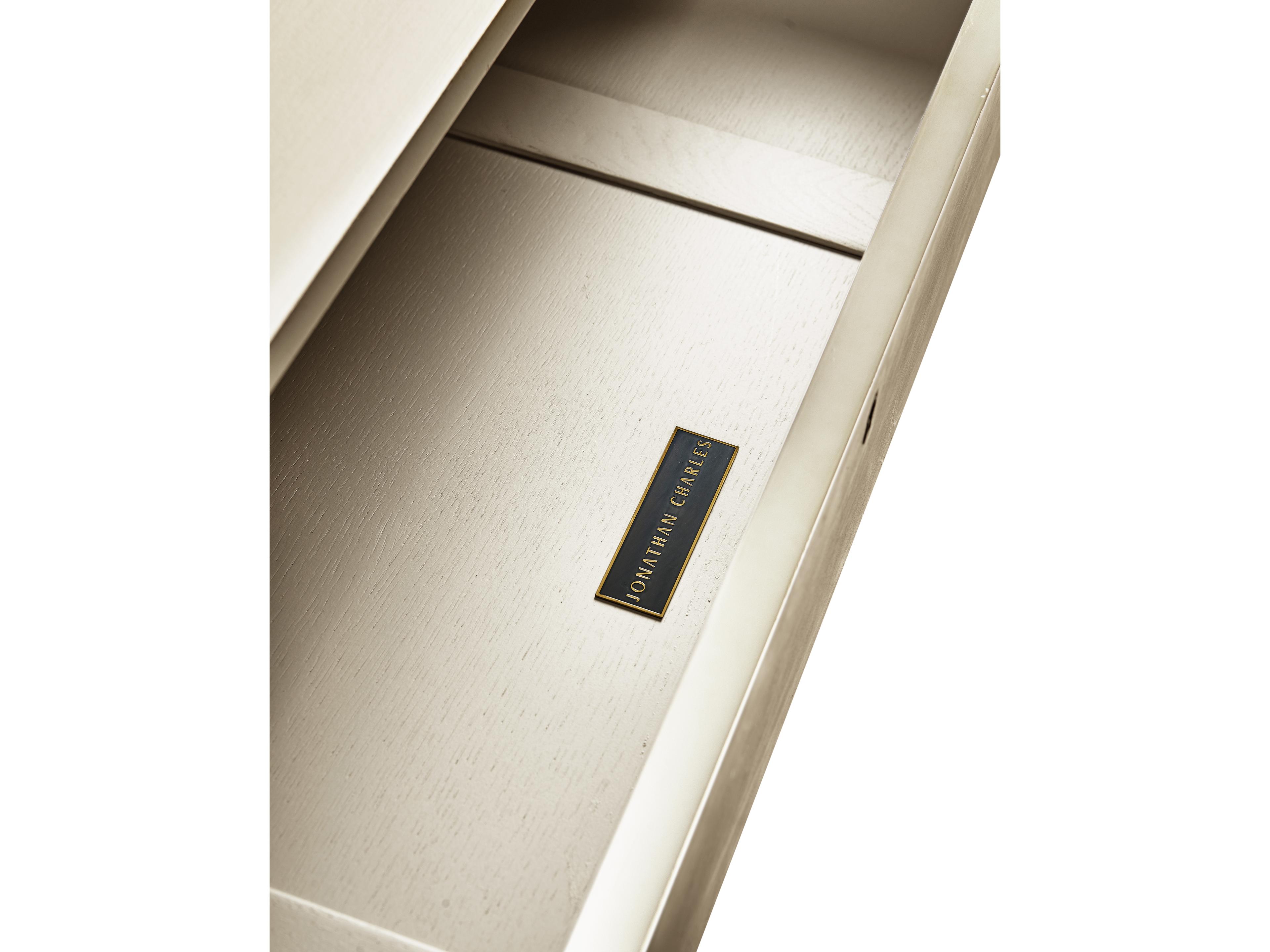 Jonathan Charles Timeless 3-Drawers White Oak Wood Dresser