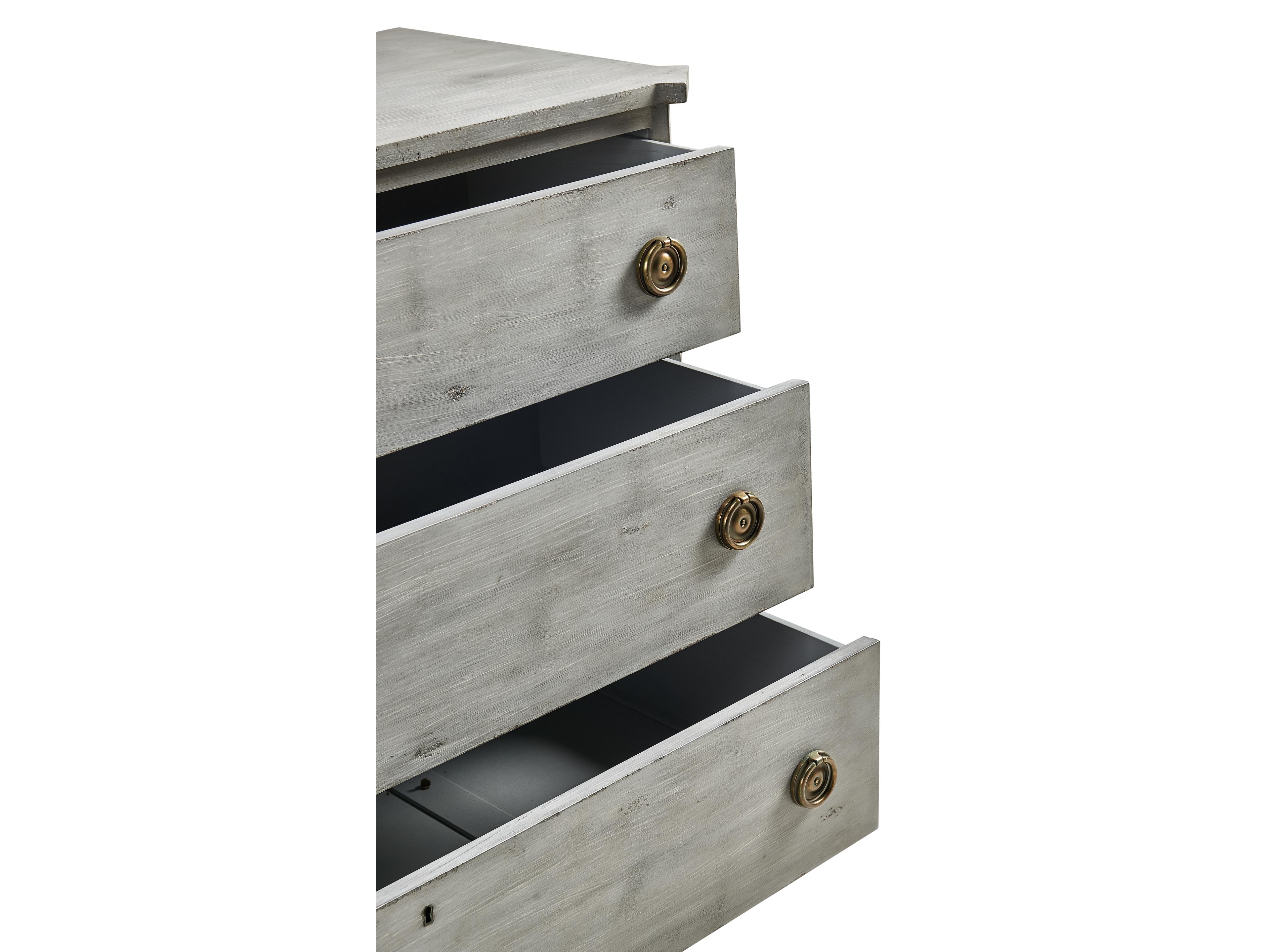 Jonathan Charles Timeless 3-Drawers Acacia Wood Dresser