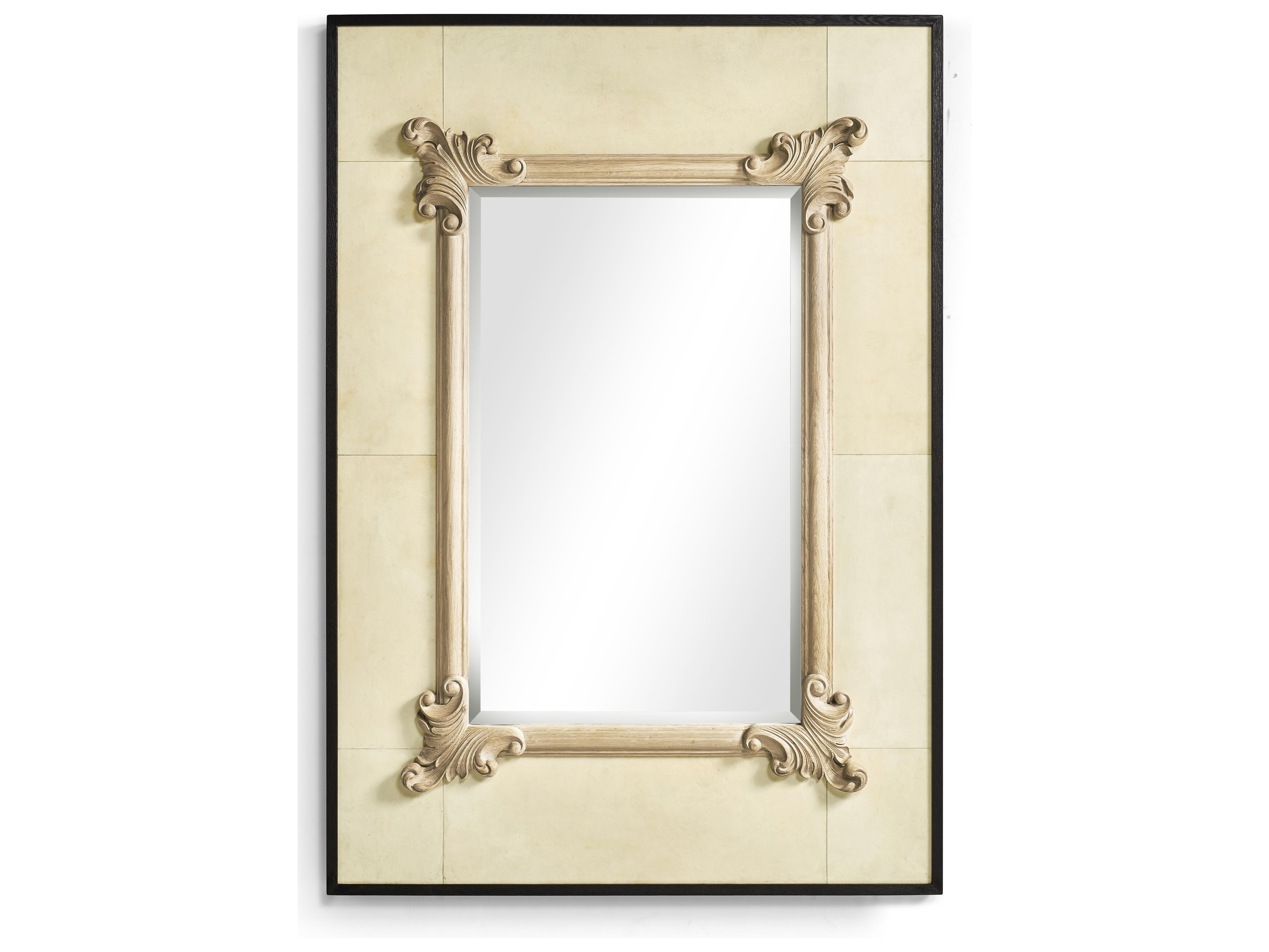 Jonathan Charles Jc Traditional Ebonised Oak Wall Mirror Rectangular