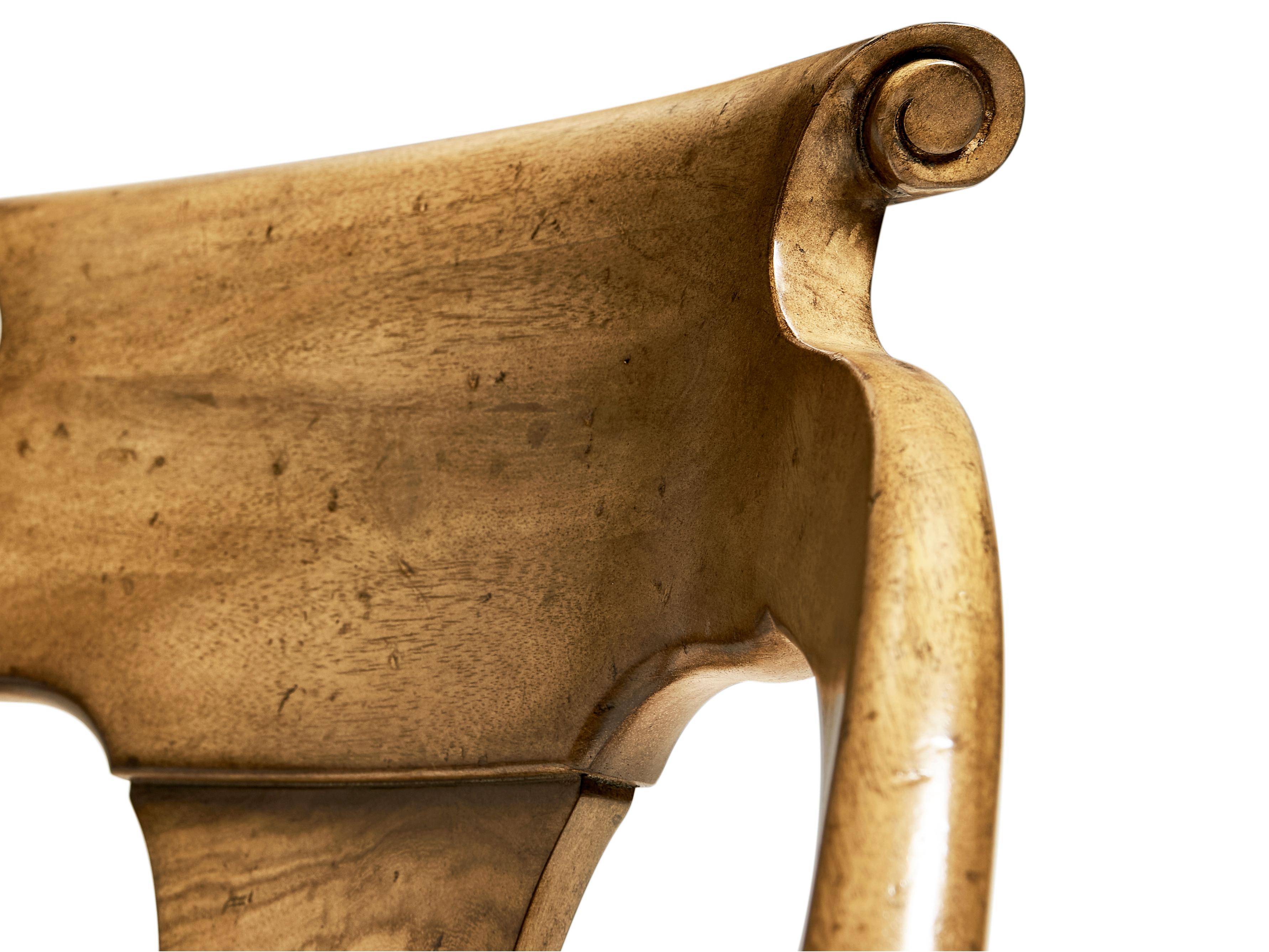 Jonathan Charles Vermeer Alder Wood White Upholstered Side Dining Chair