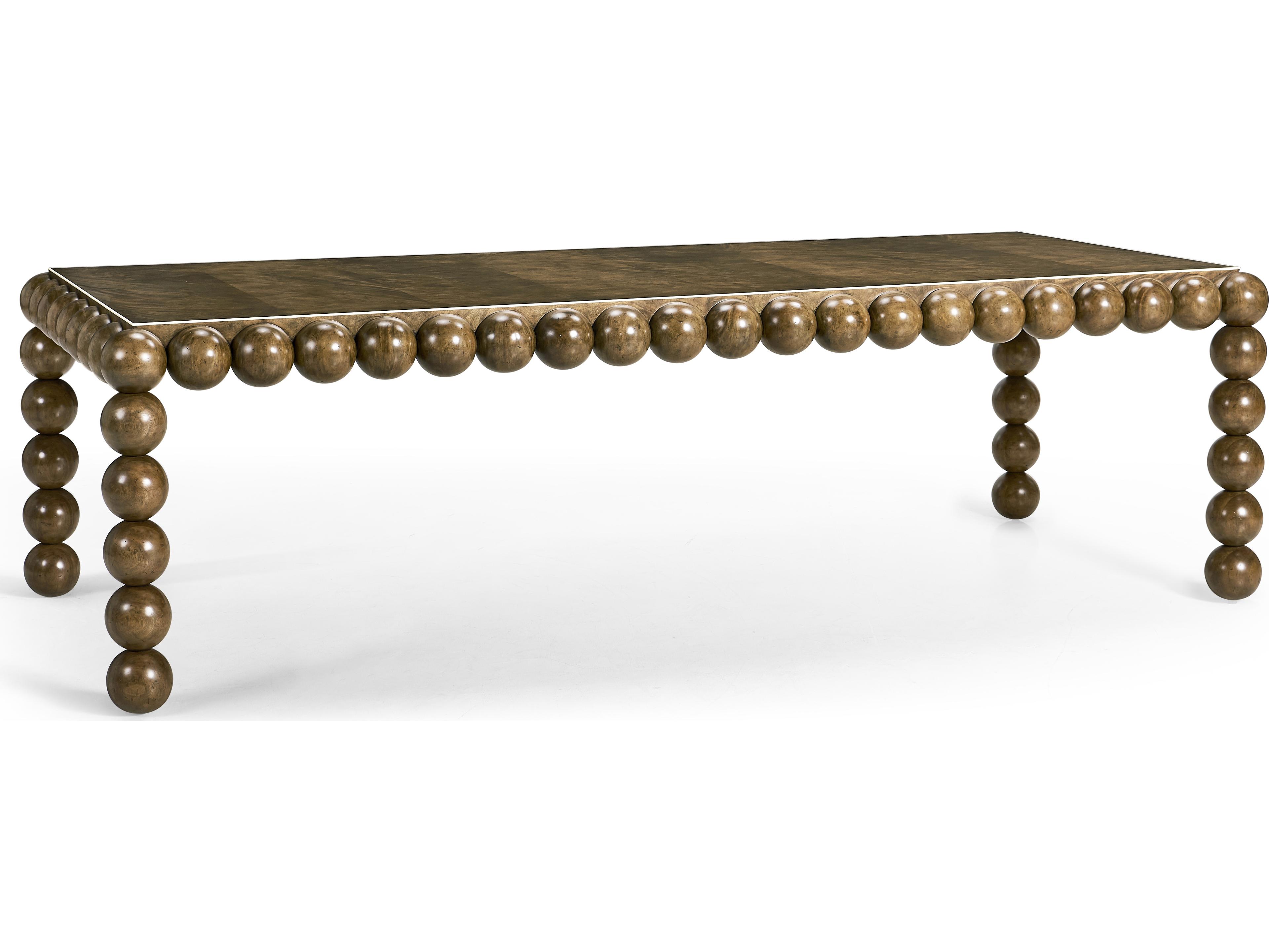 Jonathan Charles Jc Modern Rectangular Wood Brown Mahogany Dining Table