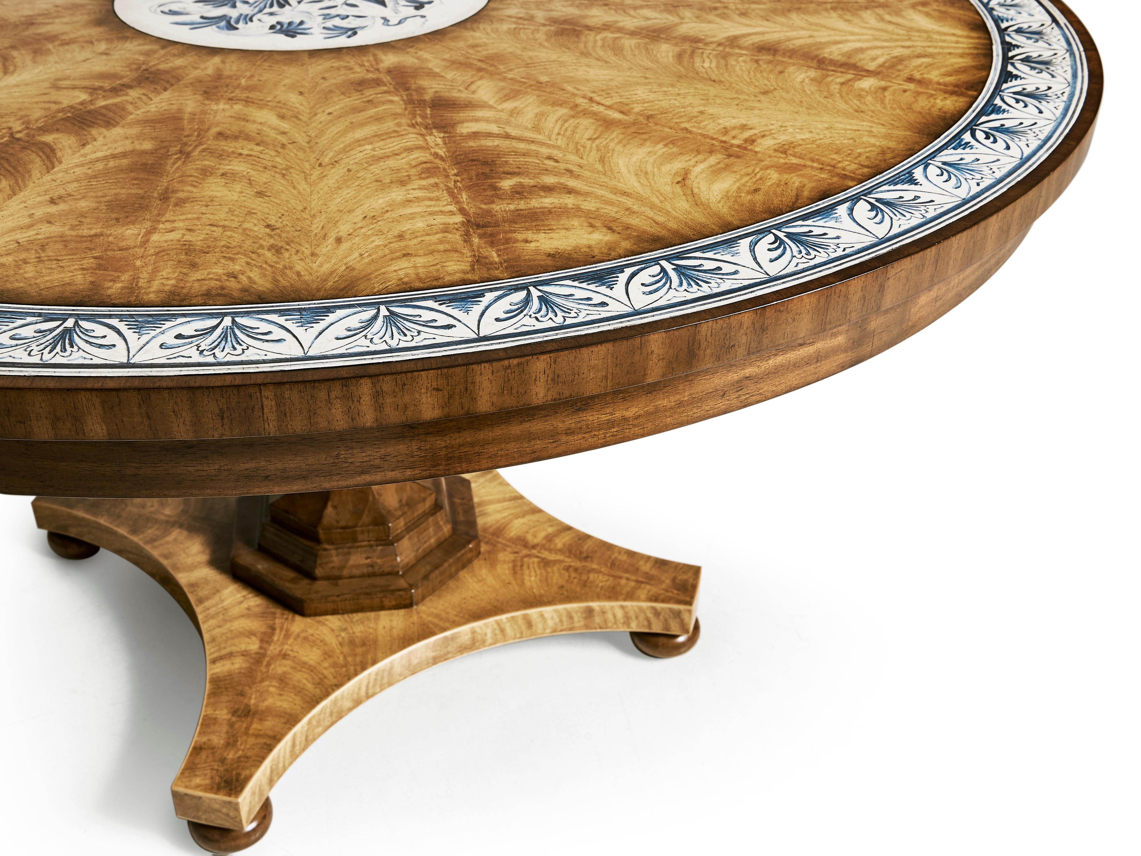 Jonathan Charles Jc Traditional Round Wood Delf Cerejeira Dining Table