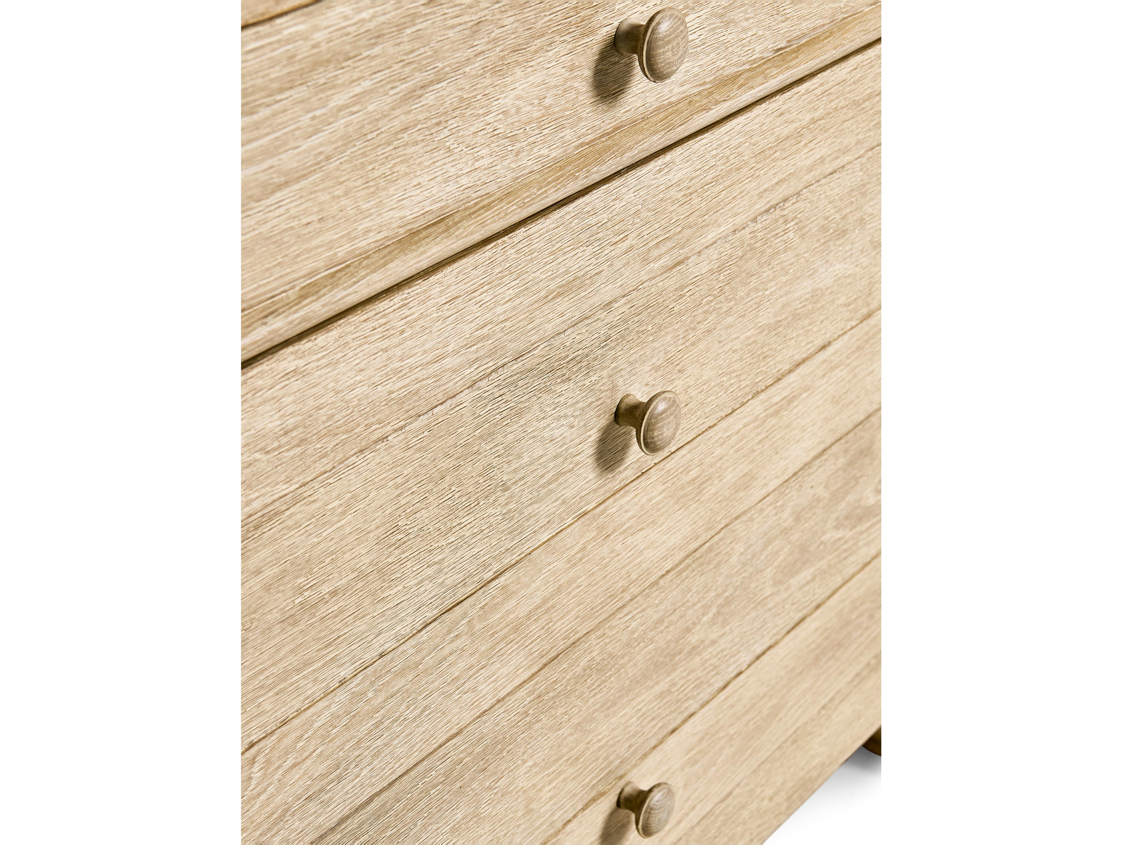 Jonathan Charles William Yeoward 3-Drawers Oak Wood Dresser
