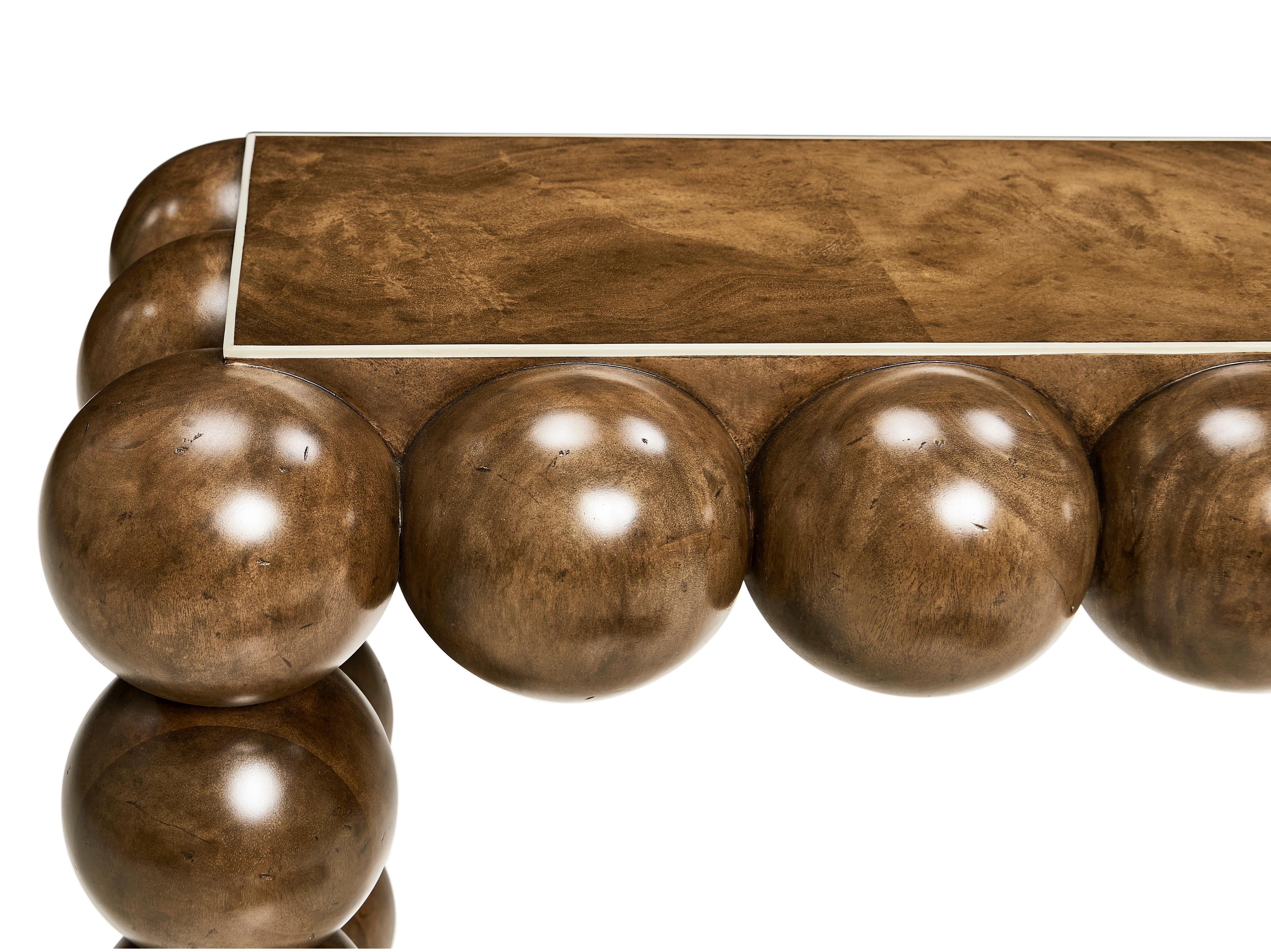 Jonathan Charles Jc Modern Rectangular Wood Brown Mahogany Console Table