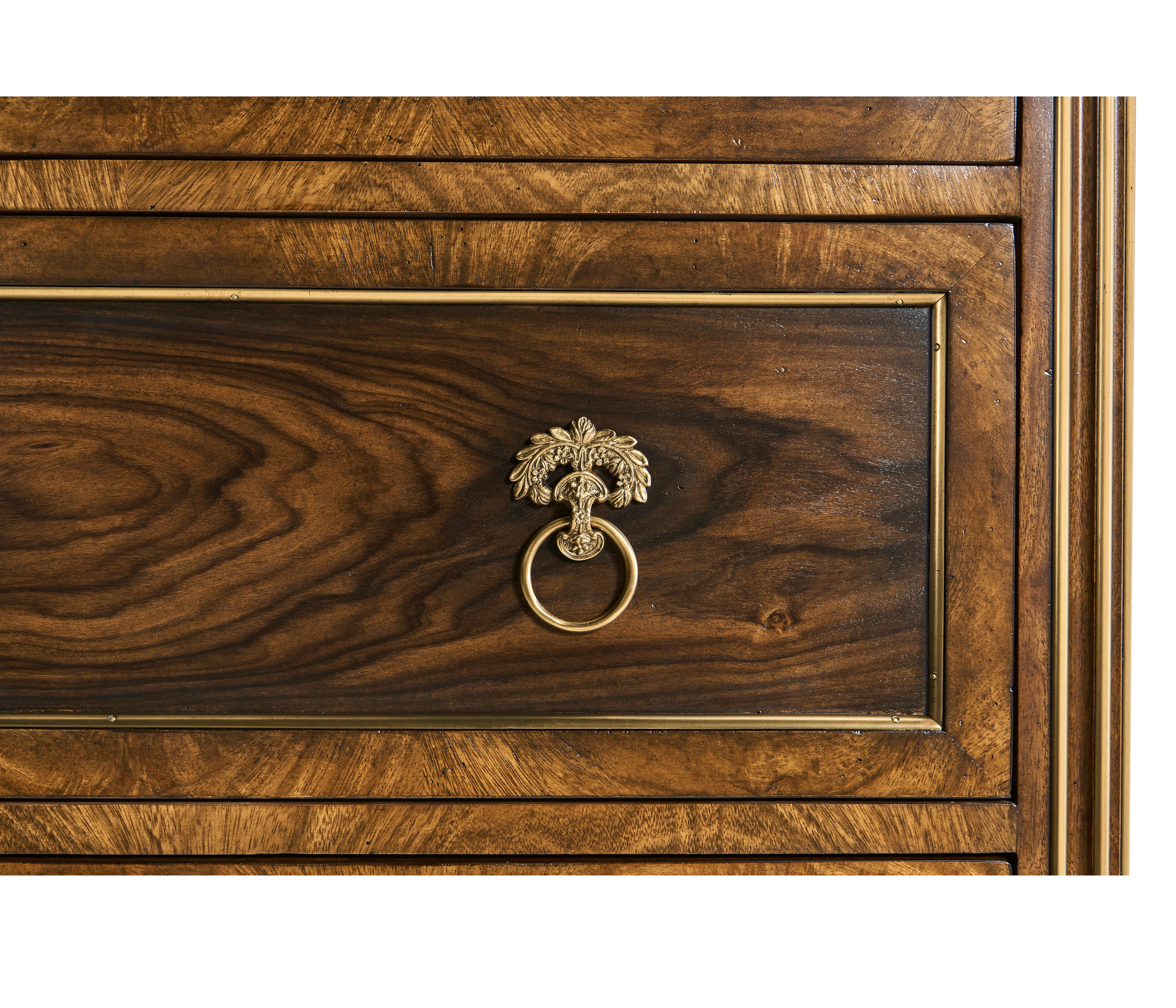 Jonathan Charles Viceroy Santos Brown Mahogany Wood Accent Chest