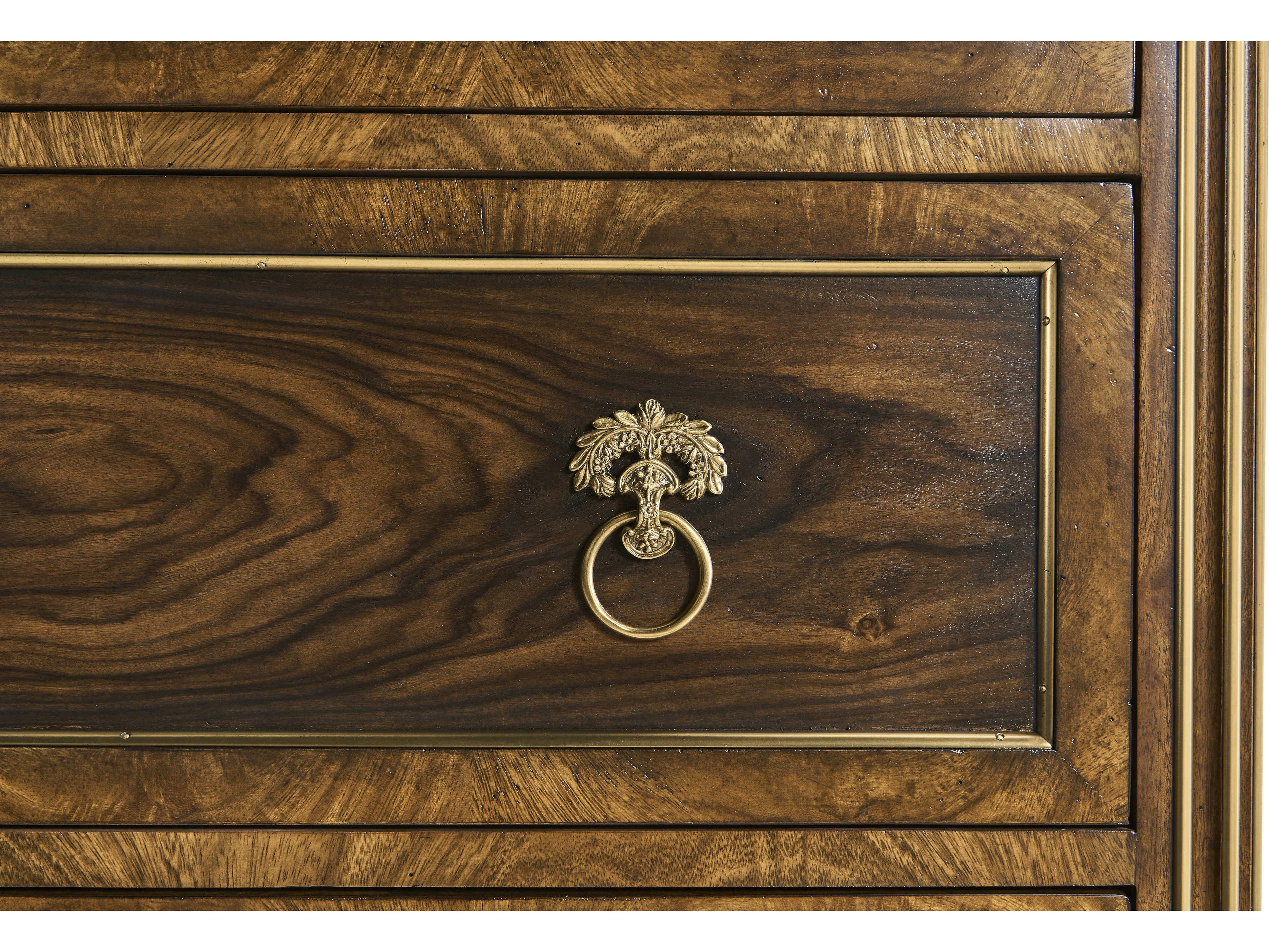 Jonathan Charles Viceroy Santos Brown Mahogany Wood Accent Chest