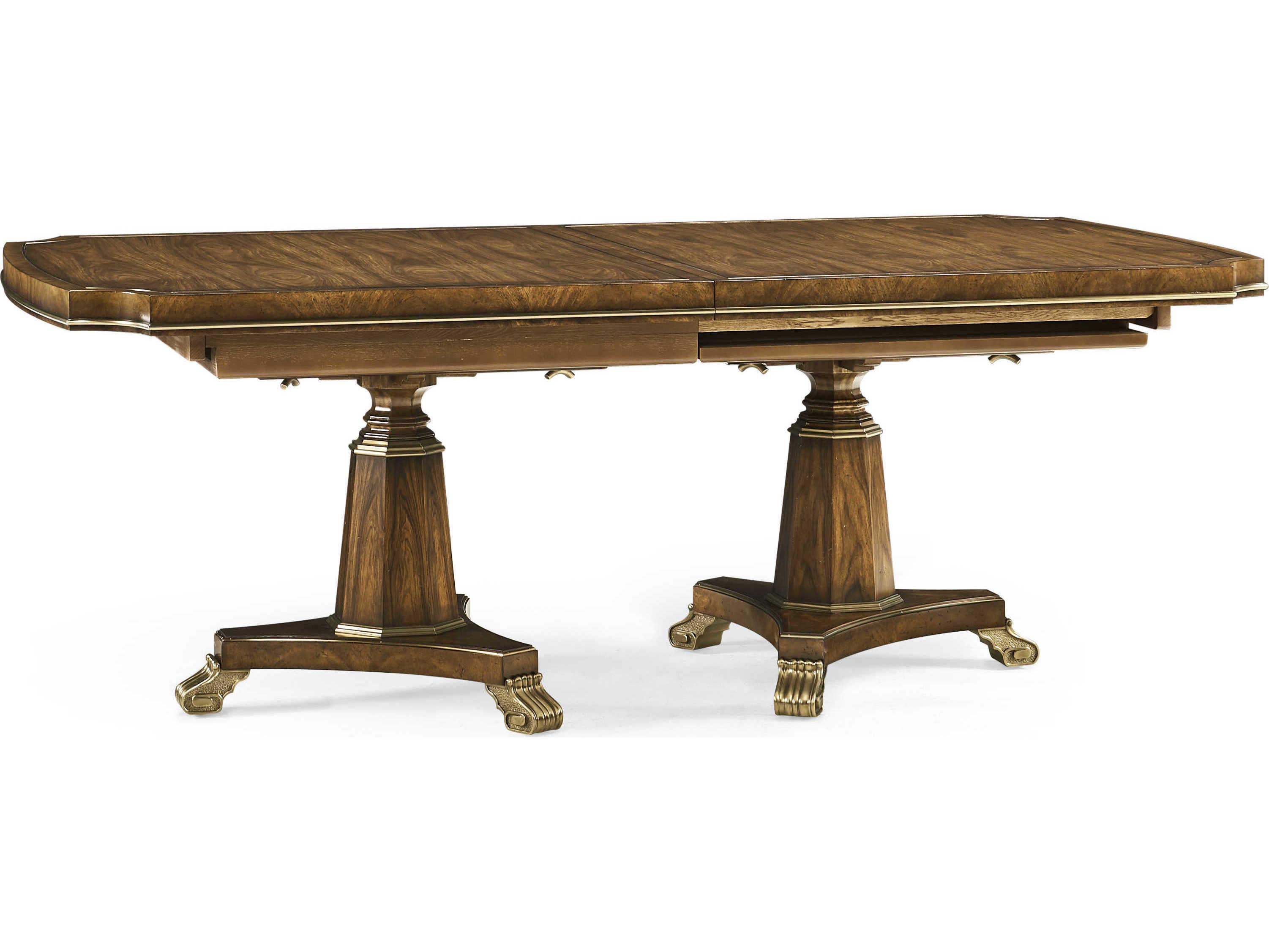 Jonathan Charles Viceroy Rectangular Wood Brown Santos Dining Table
