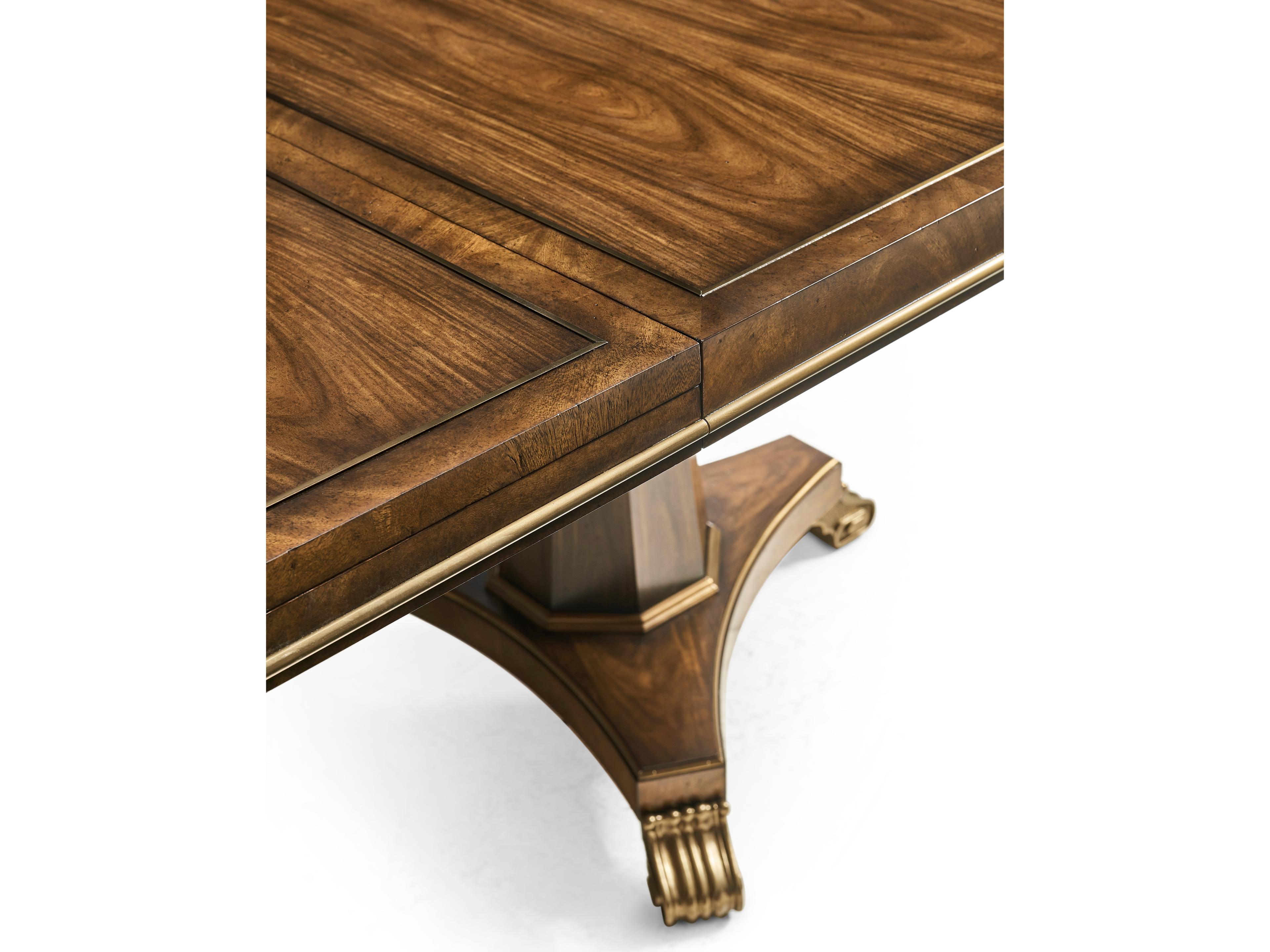 Jonathan Charles Viceroy Rectangular Wood Brown Santos Dining Table