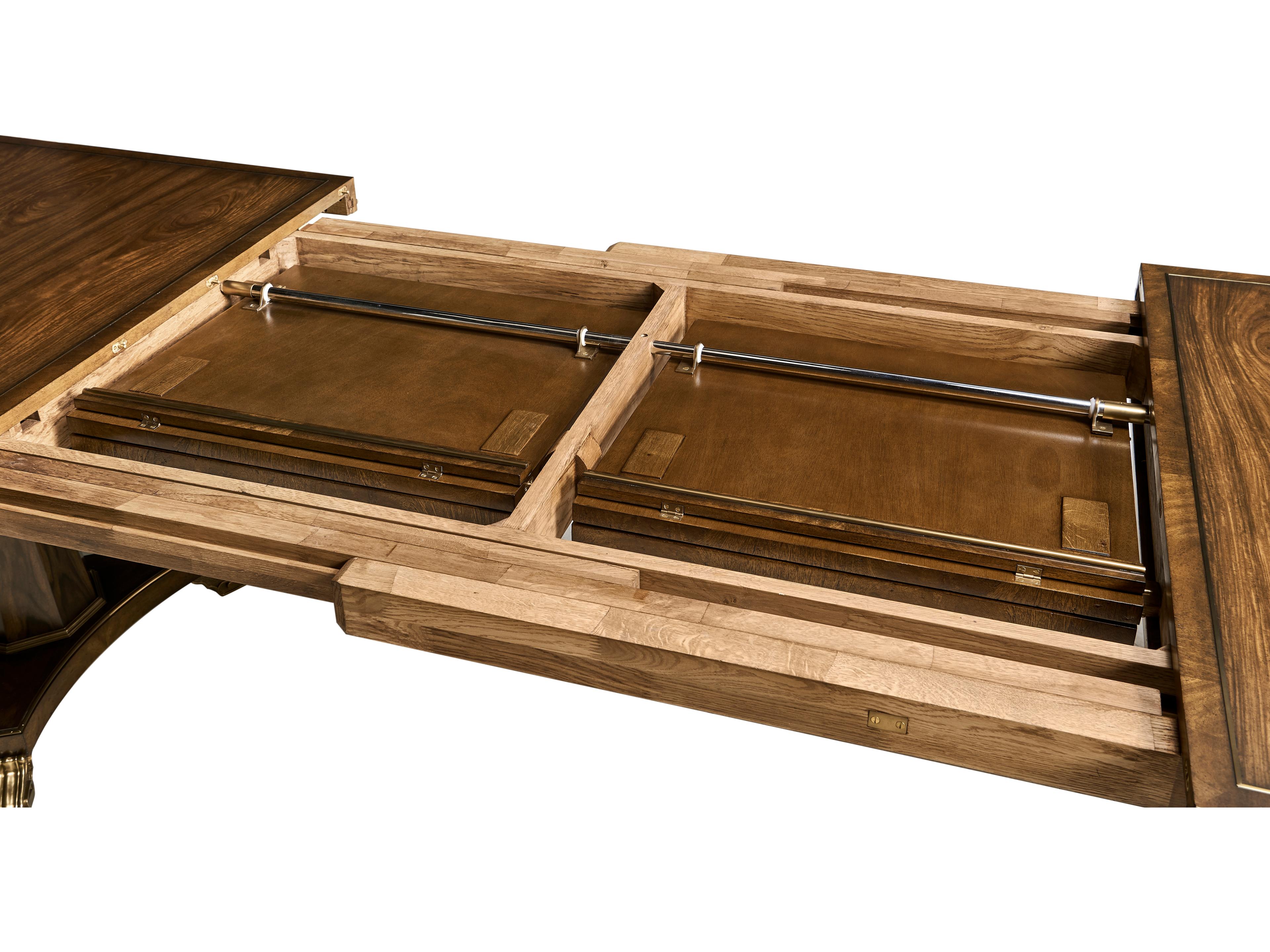 Jonathan Charles Viceroy Rectangular Wood Brown Santos Dining Table