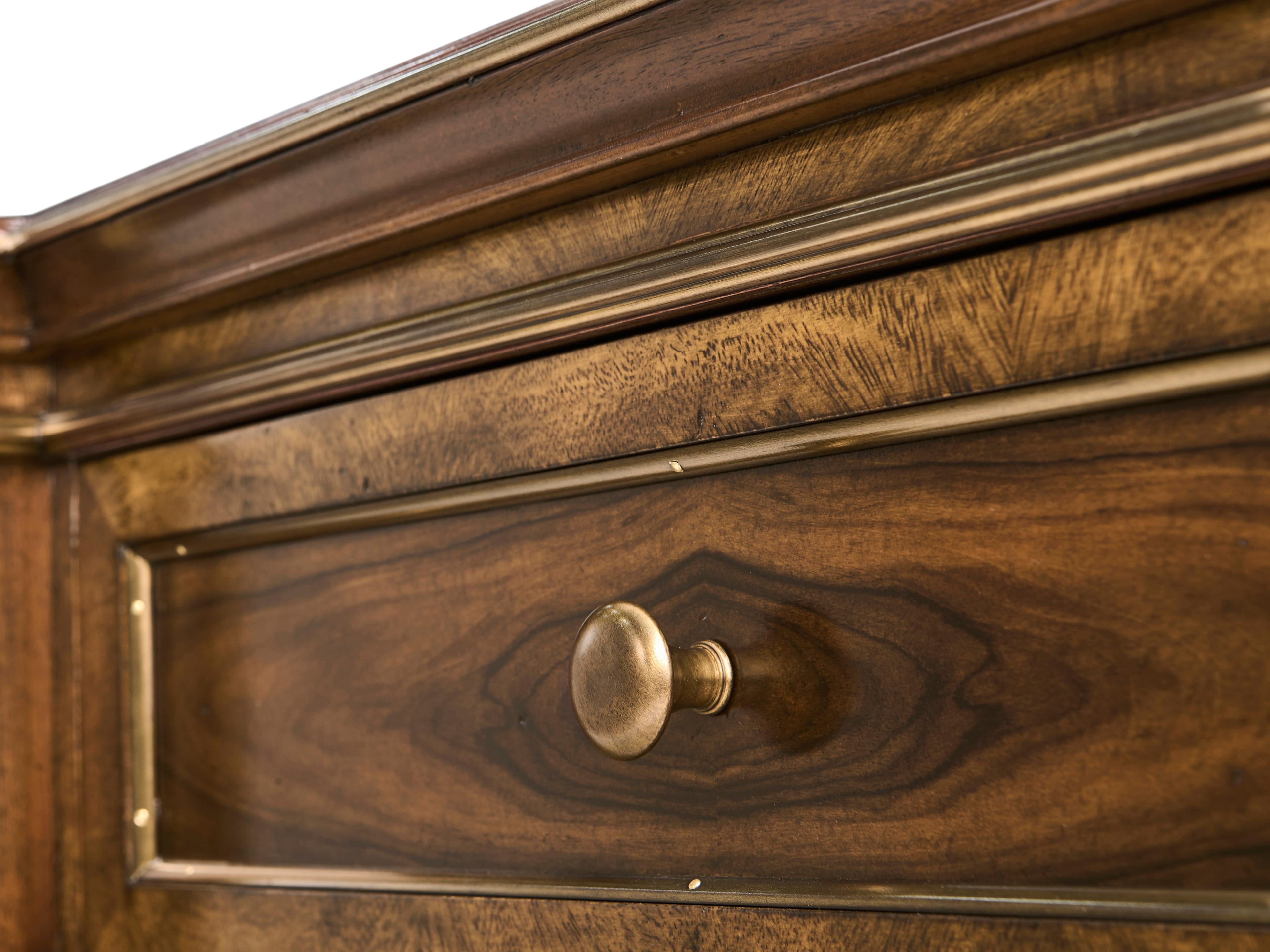 Jonathan Charles Viceroy Mahogany Wood Santos Brown Sideboard